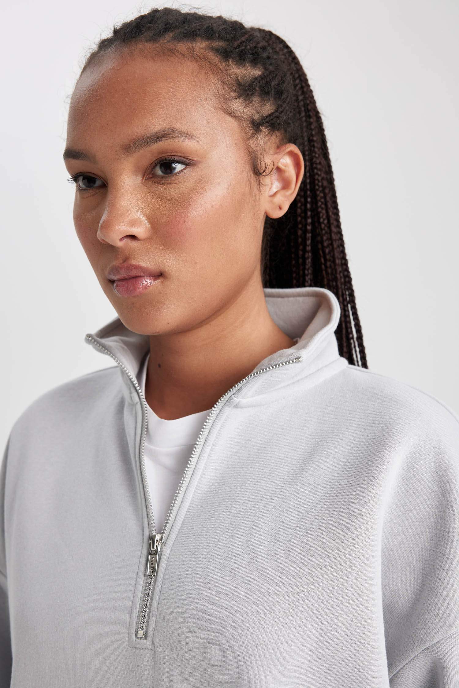 үлкен пішім жартылай найзағай Свитер