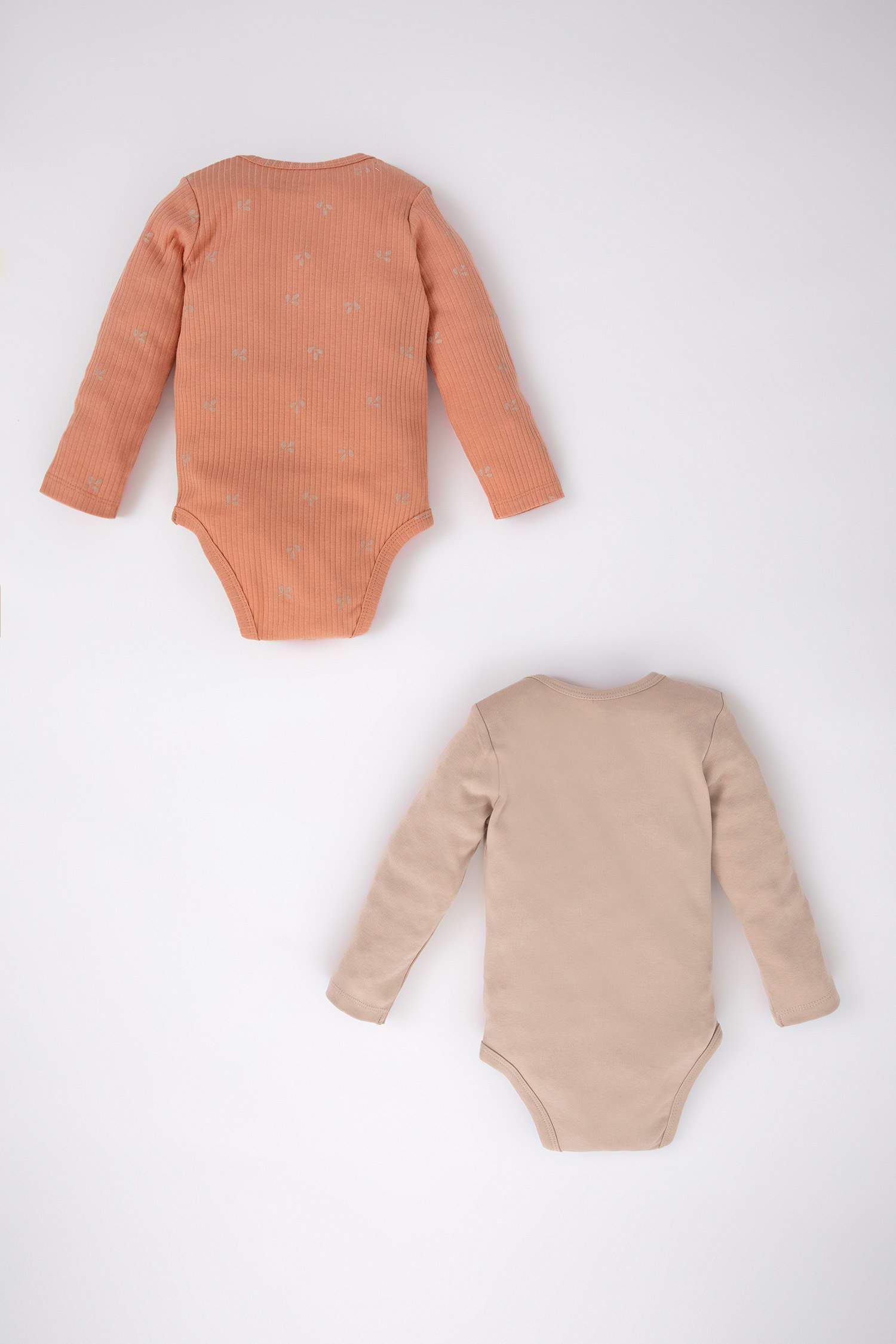 Baby Girl 2 piece Long Sleeve Snap Body