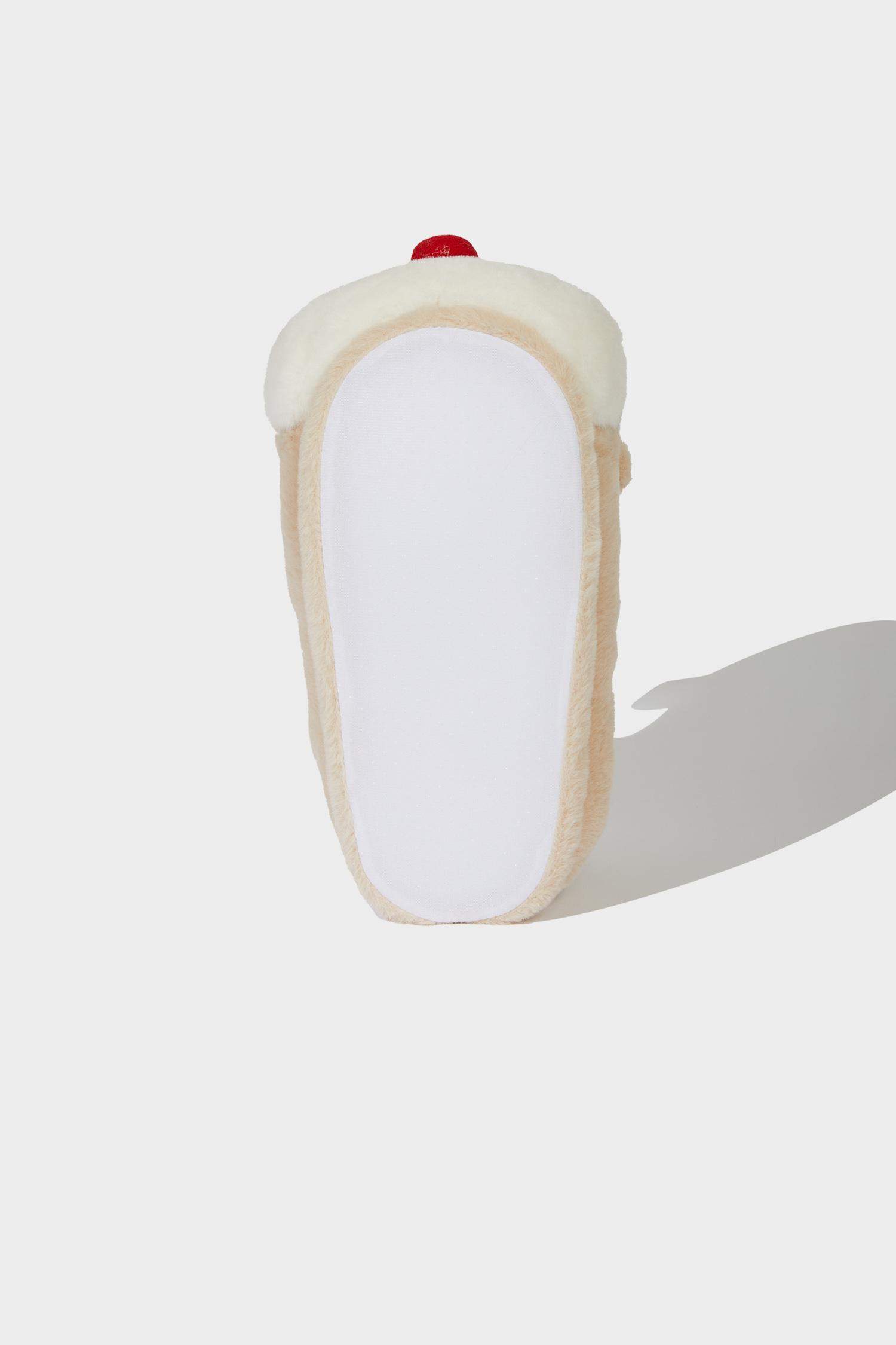 Kadın Yılbaşı Temalı Düz Taban Panduf