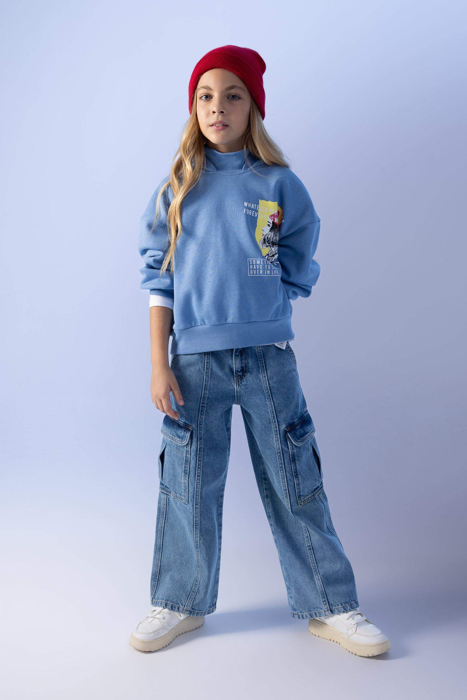 Sweat- Shirt Coupe Oversize Encapuchonné