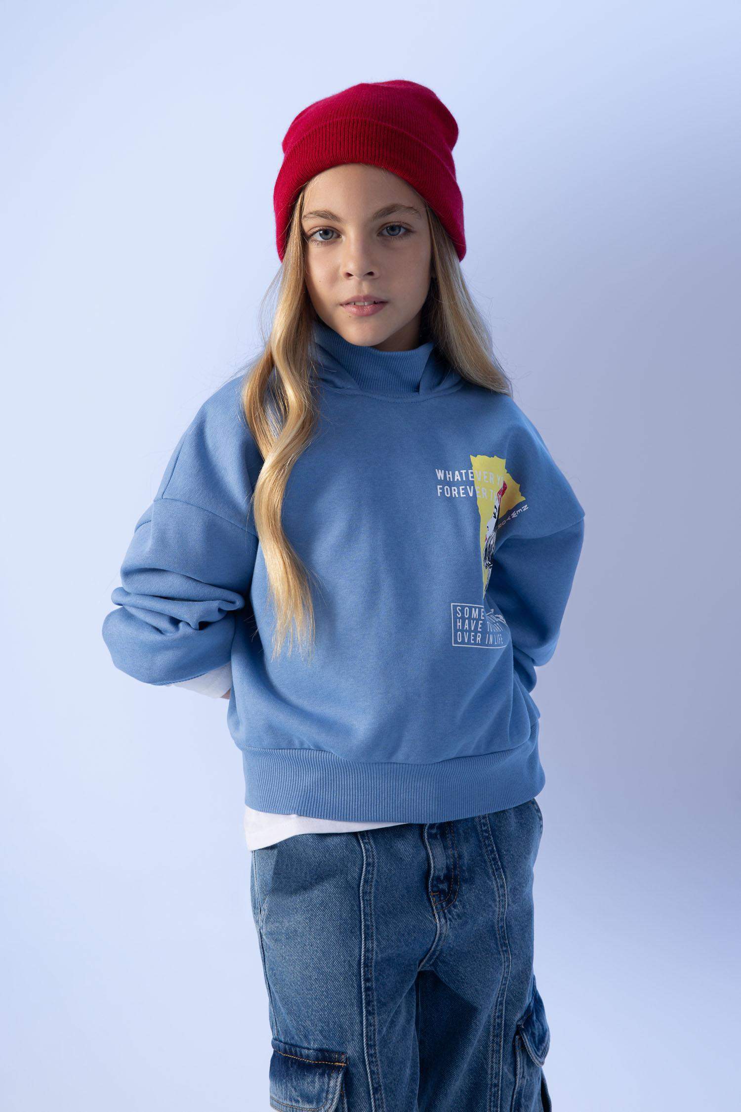 Sweat- Shirt Coupe Oversize Encapuchonné