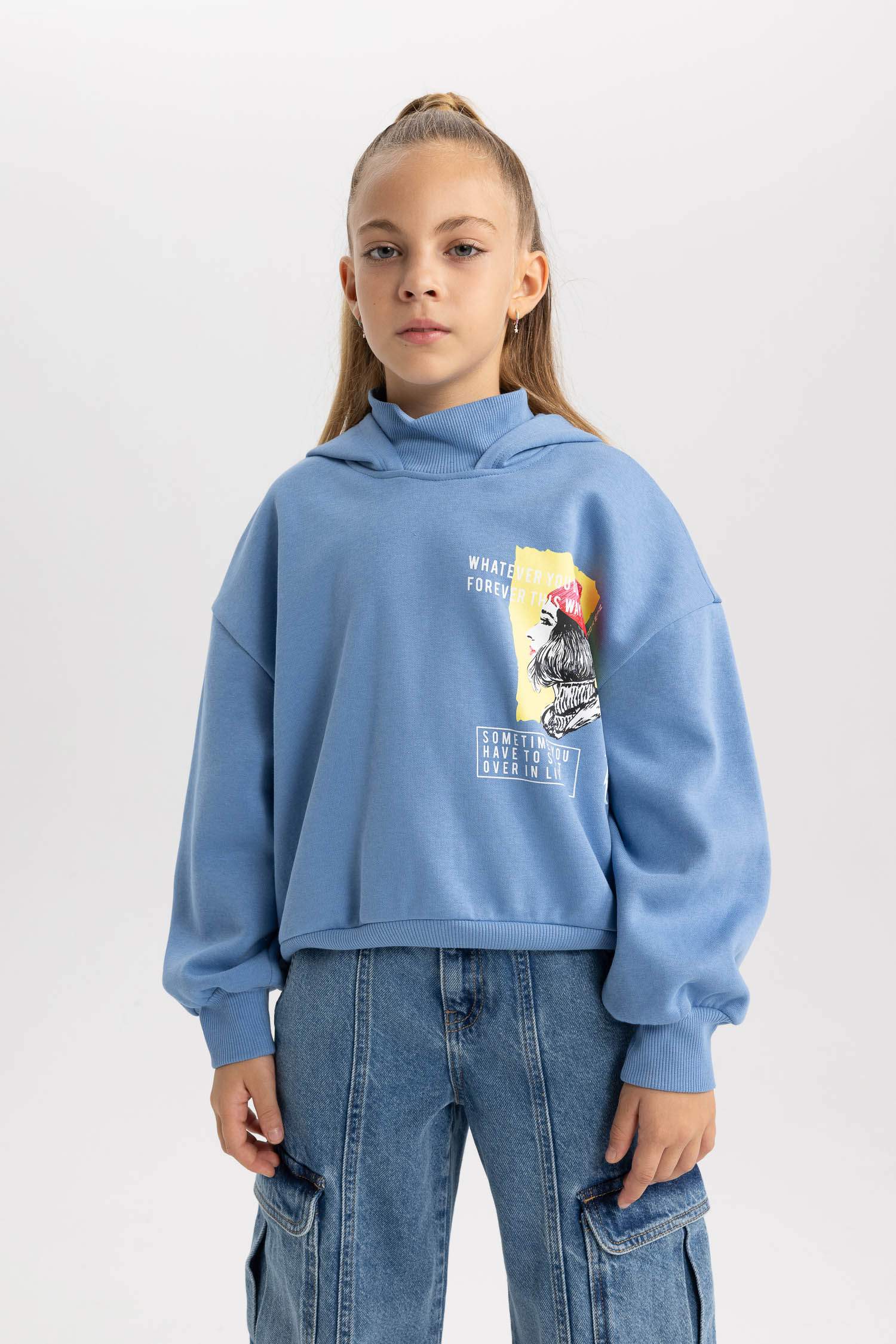 Sweat- Shirt Coupe Oversize Encapuchonné