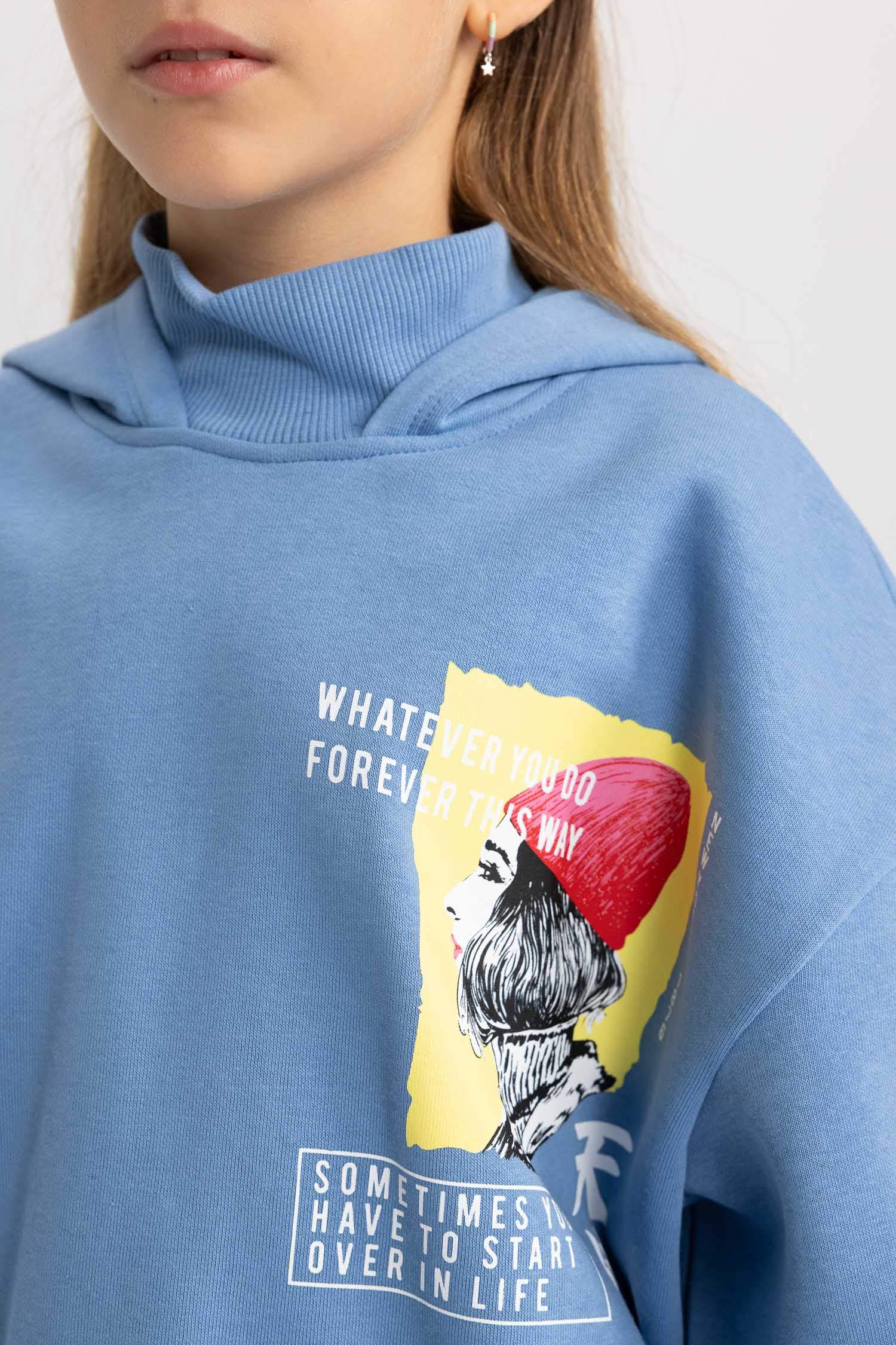 Sweat- Shirt Coupe Oversize Encapuchonné