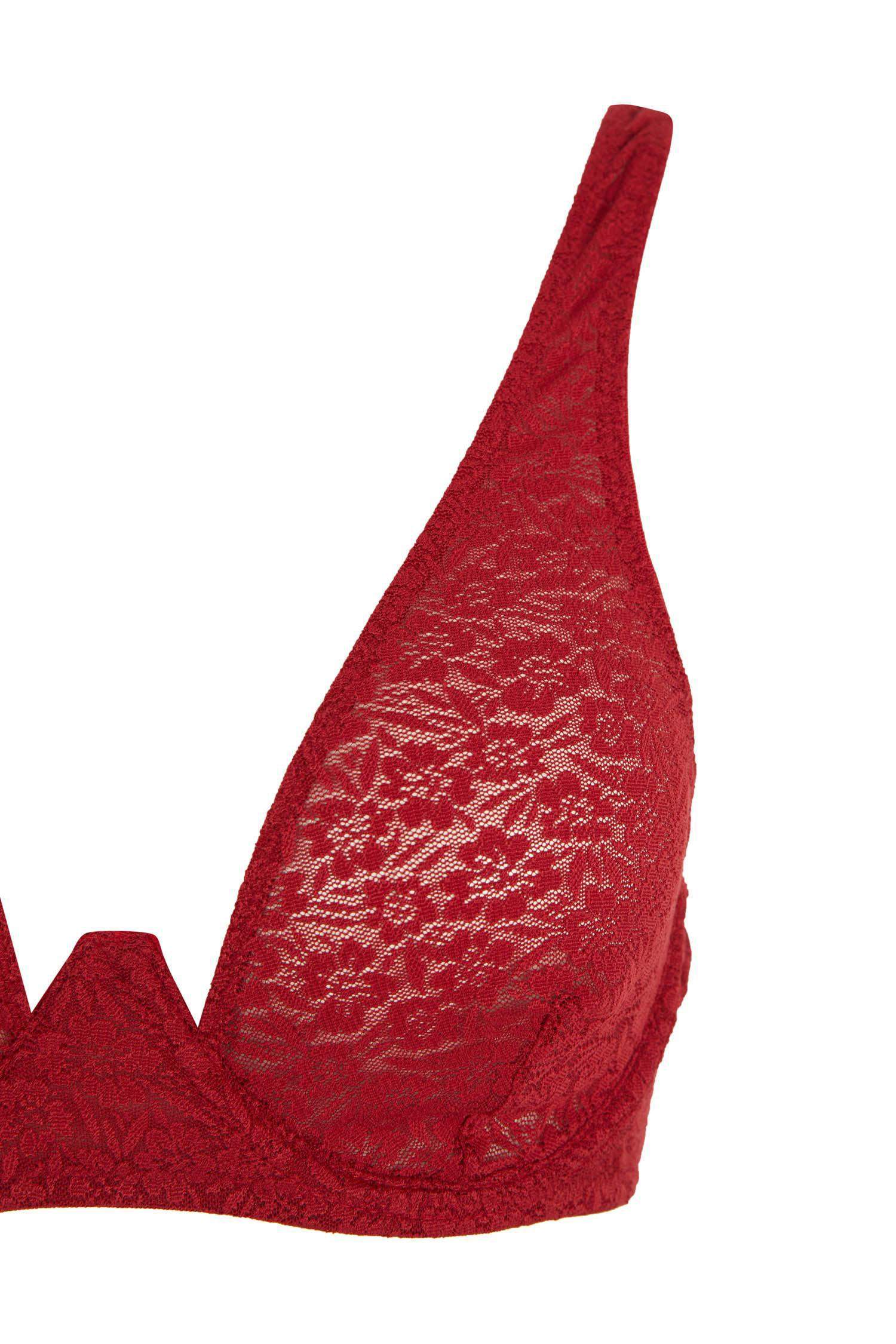 Fall in Love Dantelli Kapsız Pedsiz Balenli Bra