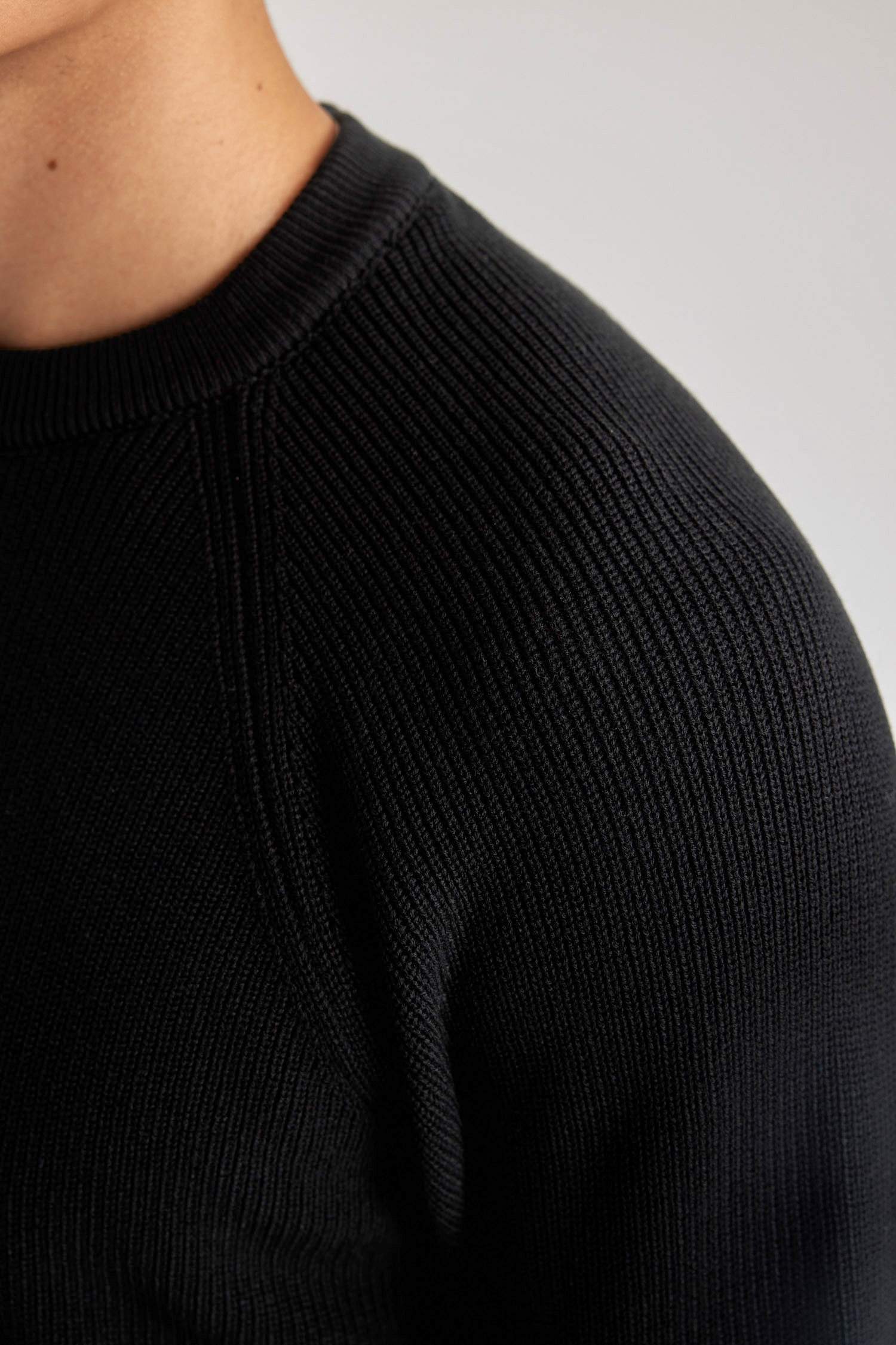 Pull en maille à coupe standard et Col rond