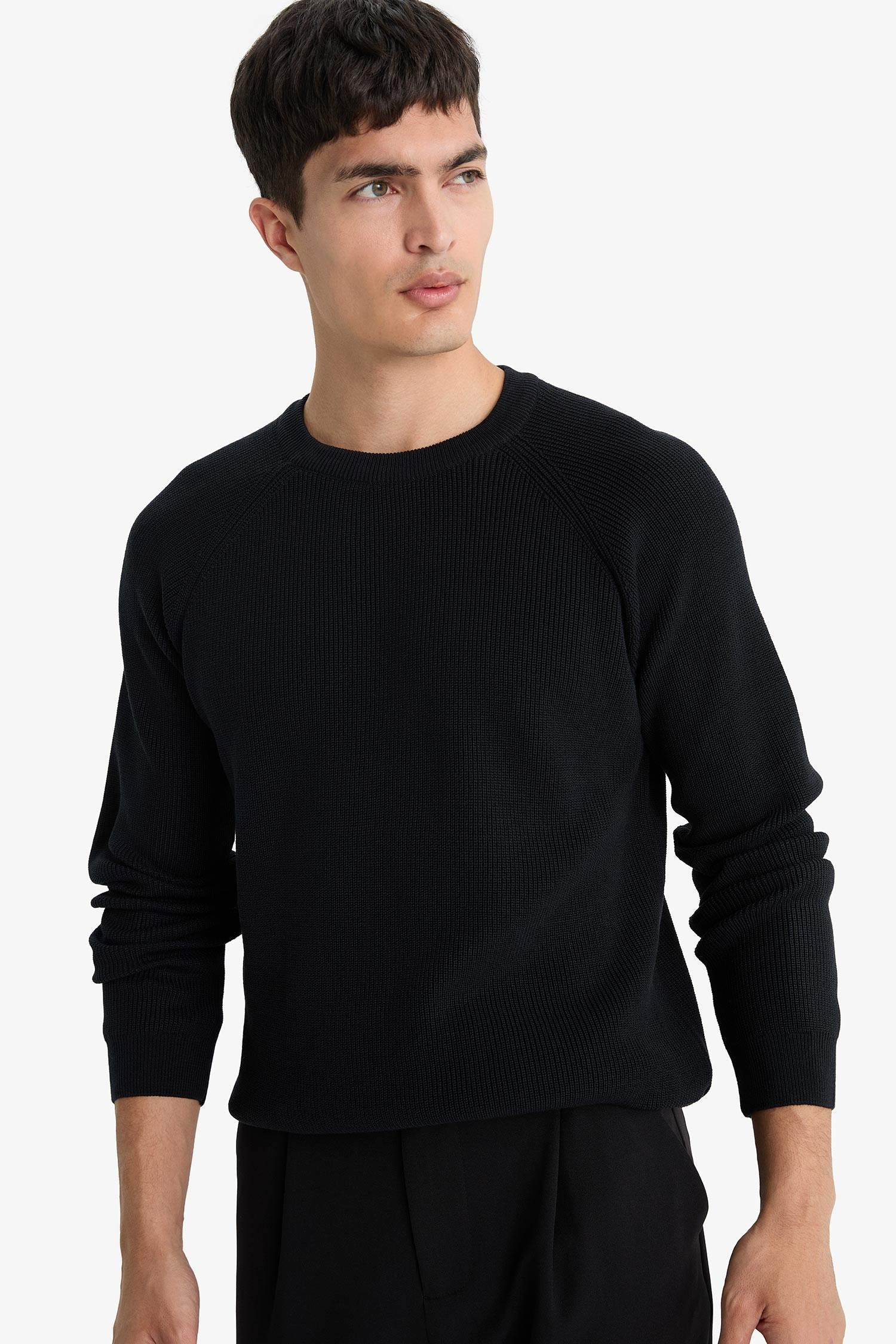 Standard Fit Crew Neck Knitwear Pullover