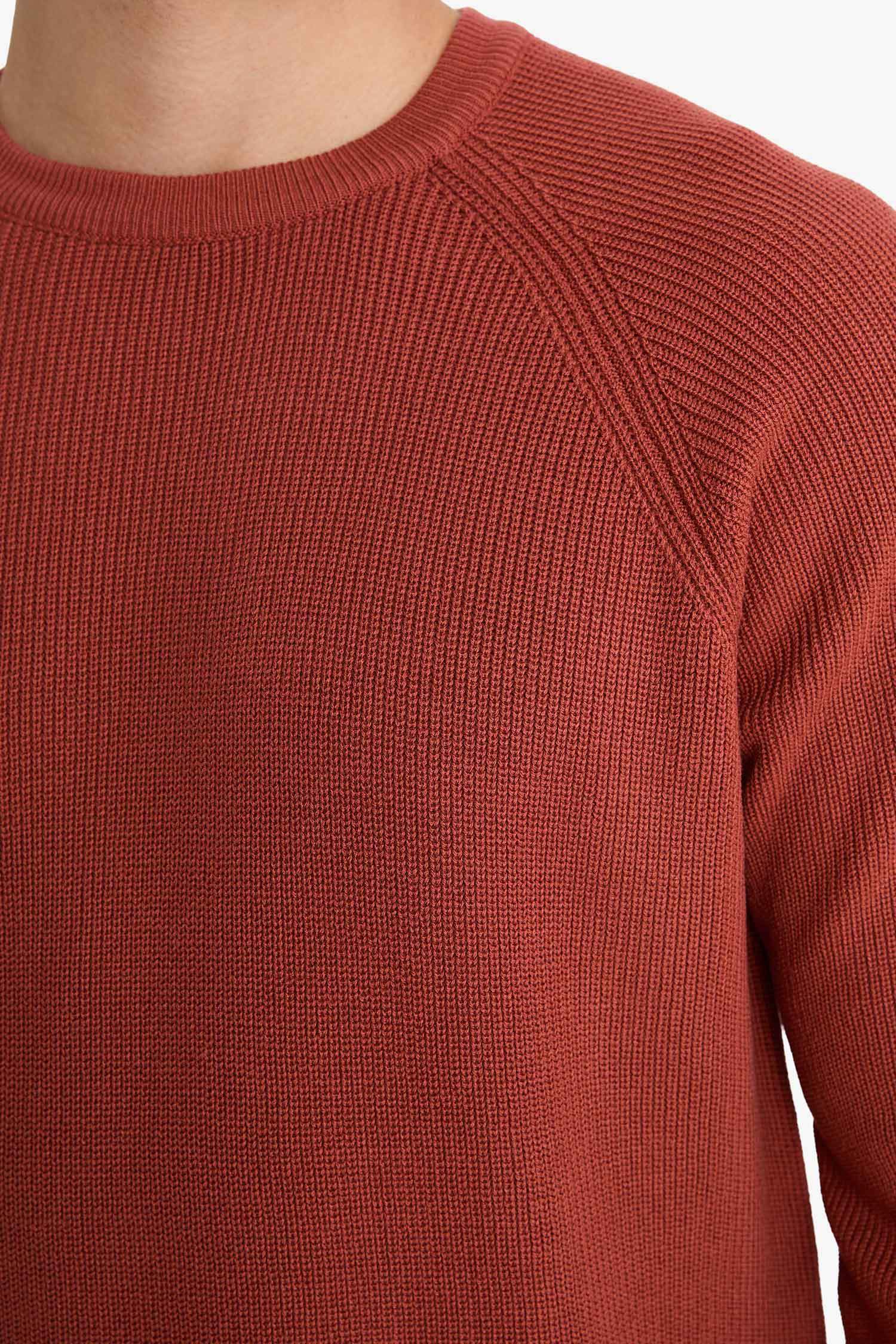 Standart Fit Bisiklet Yaka Triko Kazak