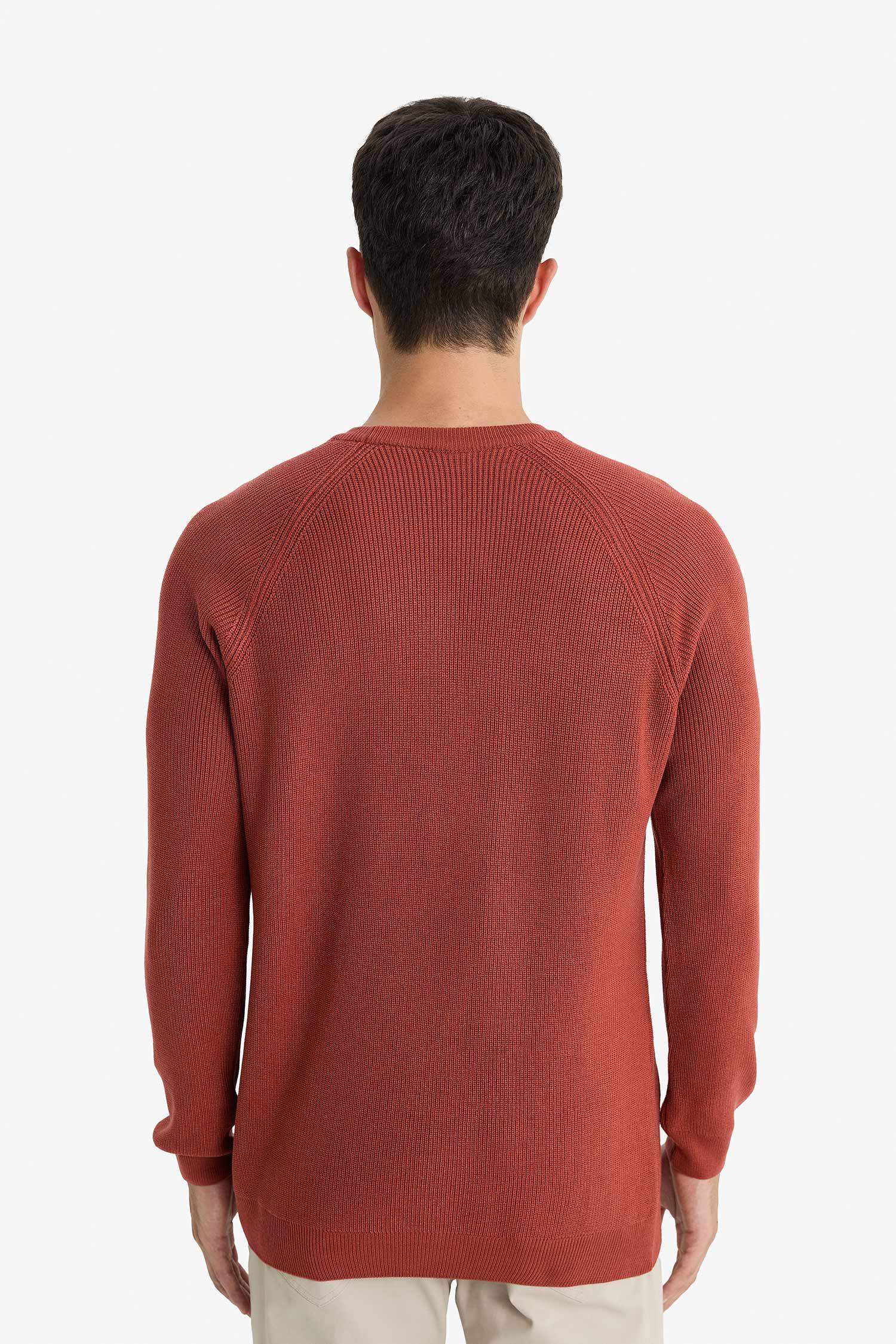 Standart Fit Bisiklet Yaka Triko Kazak