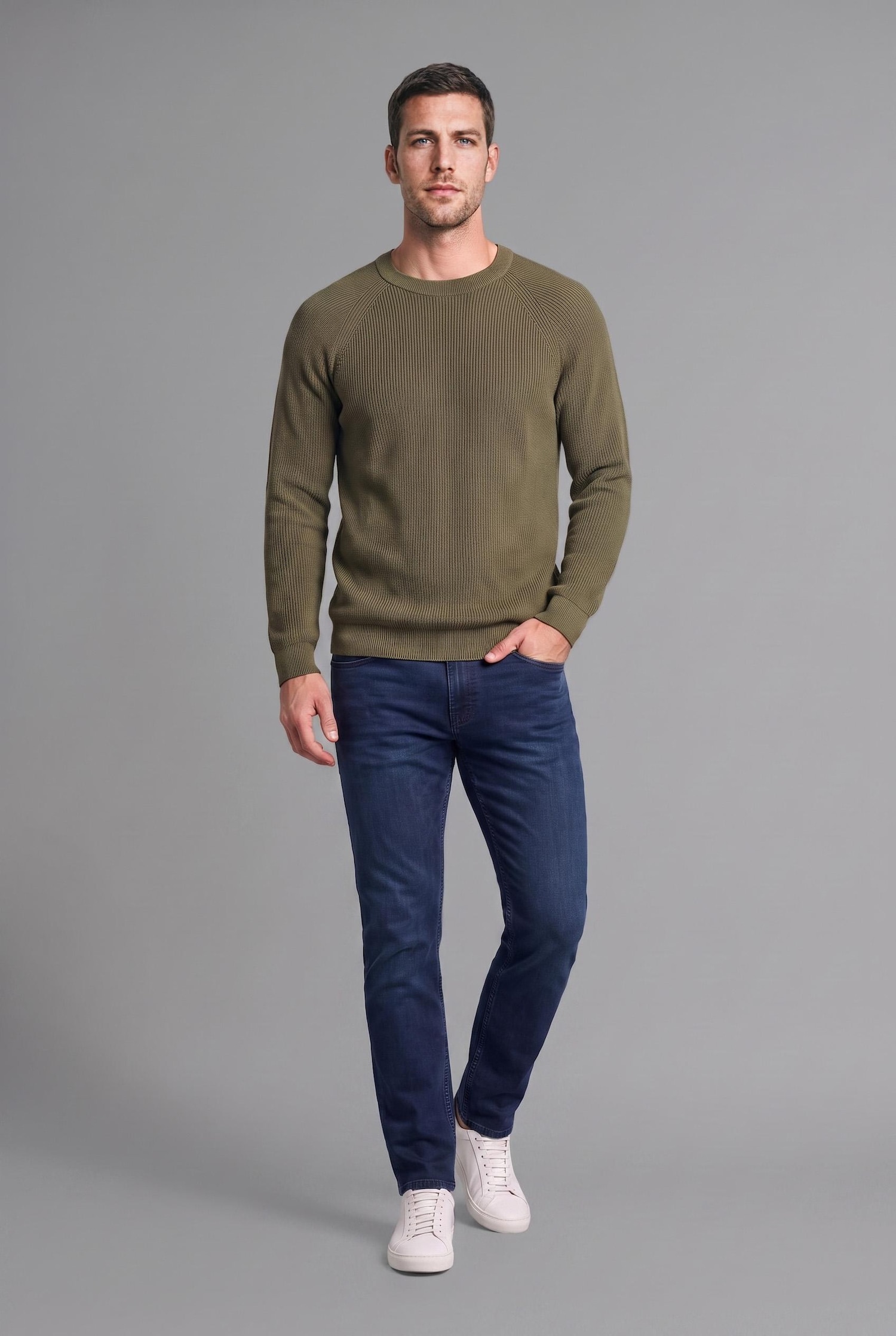DeFacto Standart Fit Basic Triko Kazak