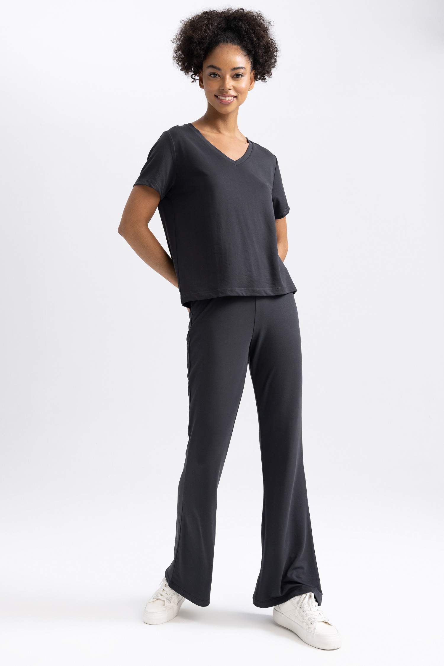 Standard Fit Premium V Neck Sports T-Shirt