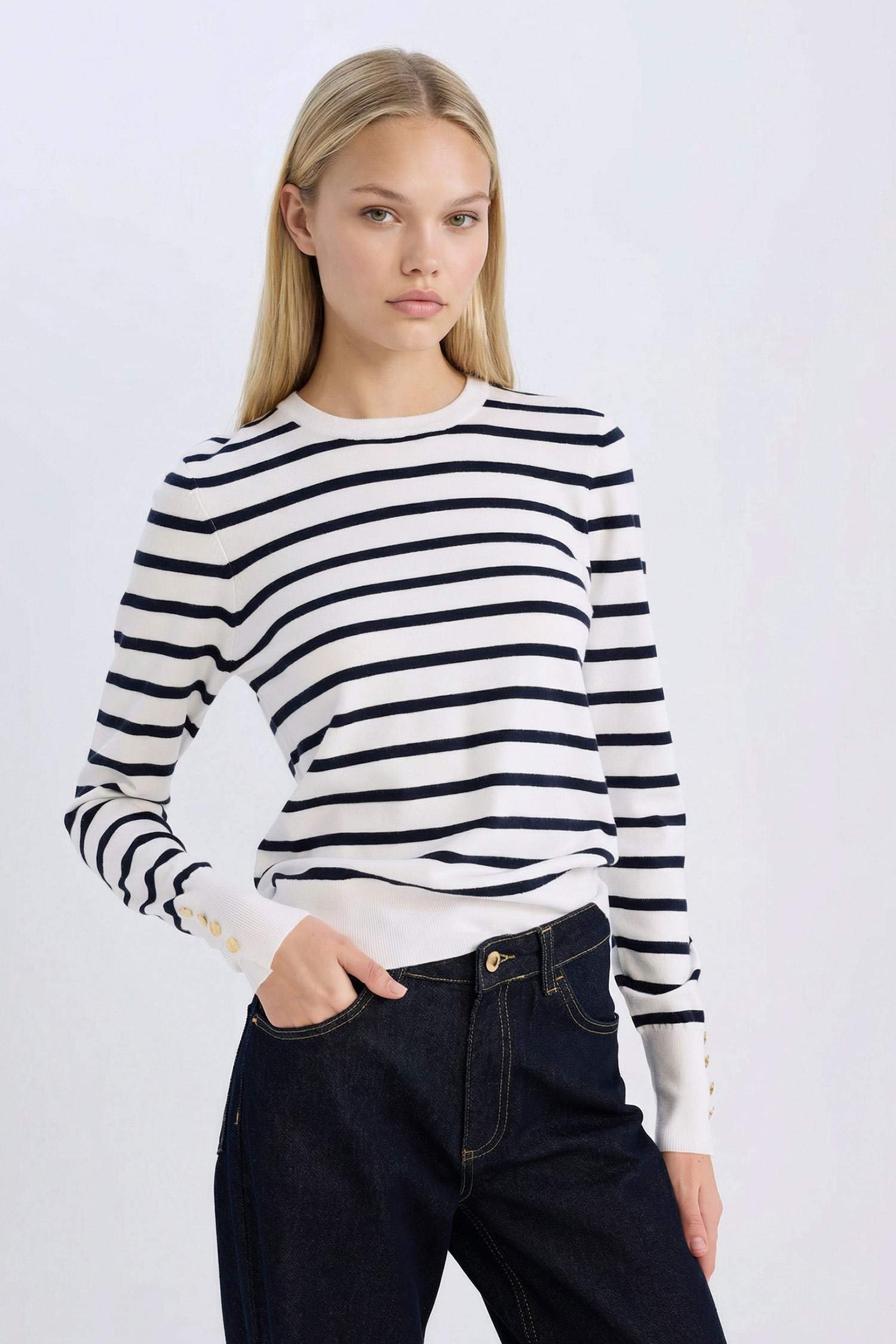 Regular Fit Crew Neck Pullover