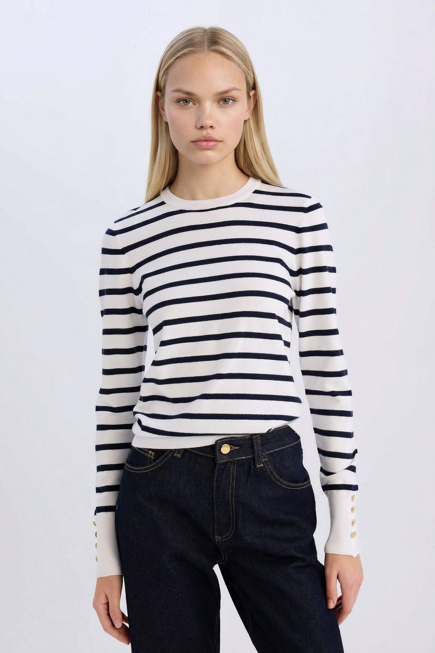 Regular Fit Crew Neck Pullover