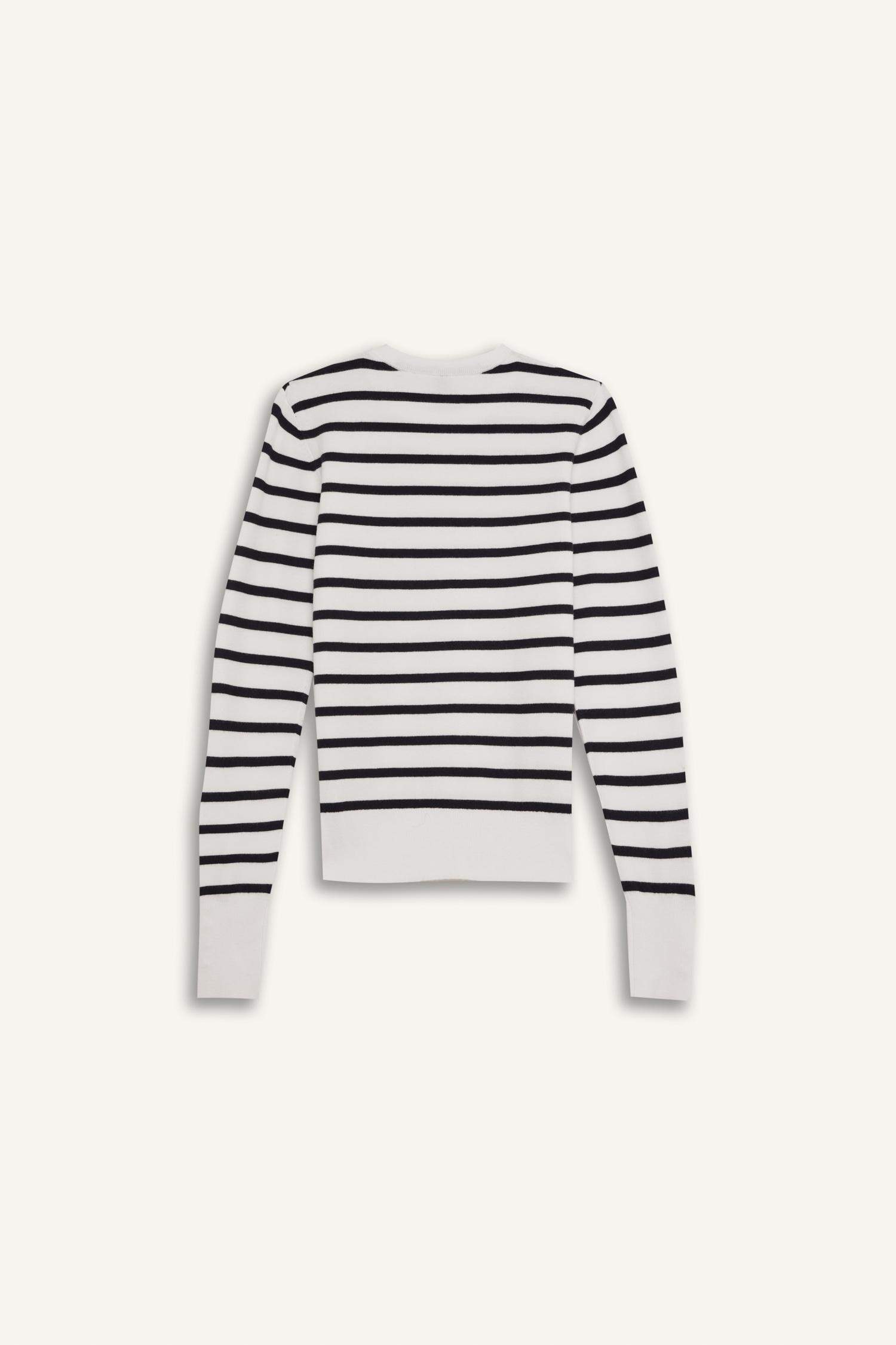 بلوز صوف قصة عادية بياخة مستديرة