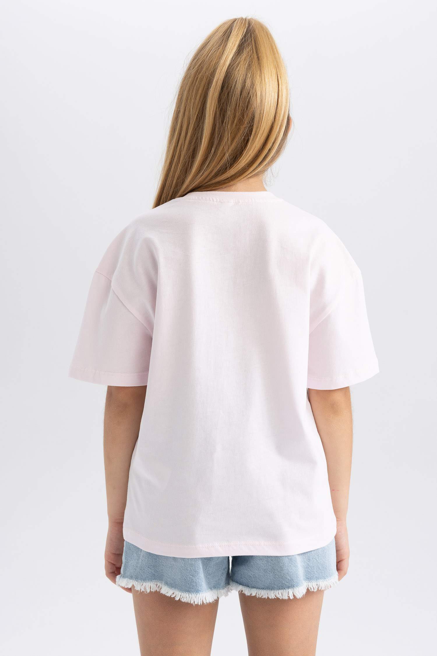 Kız Çocuk SpongeBob Relax Fit Kısa Kollu Tişört