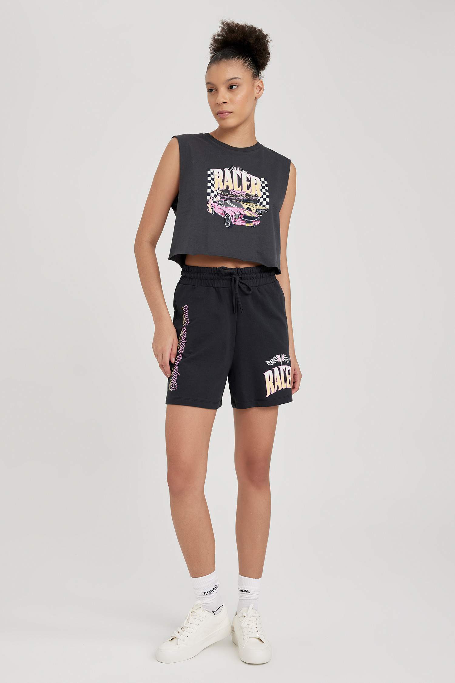 Débardeur ample Imprimé Coton