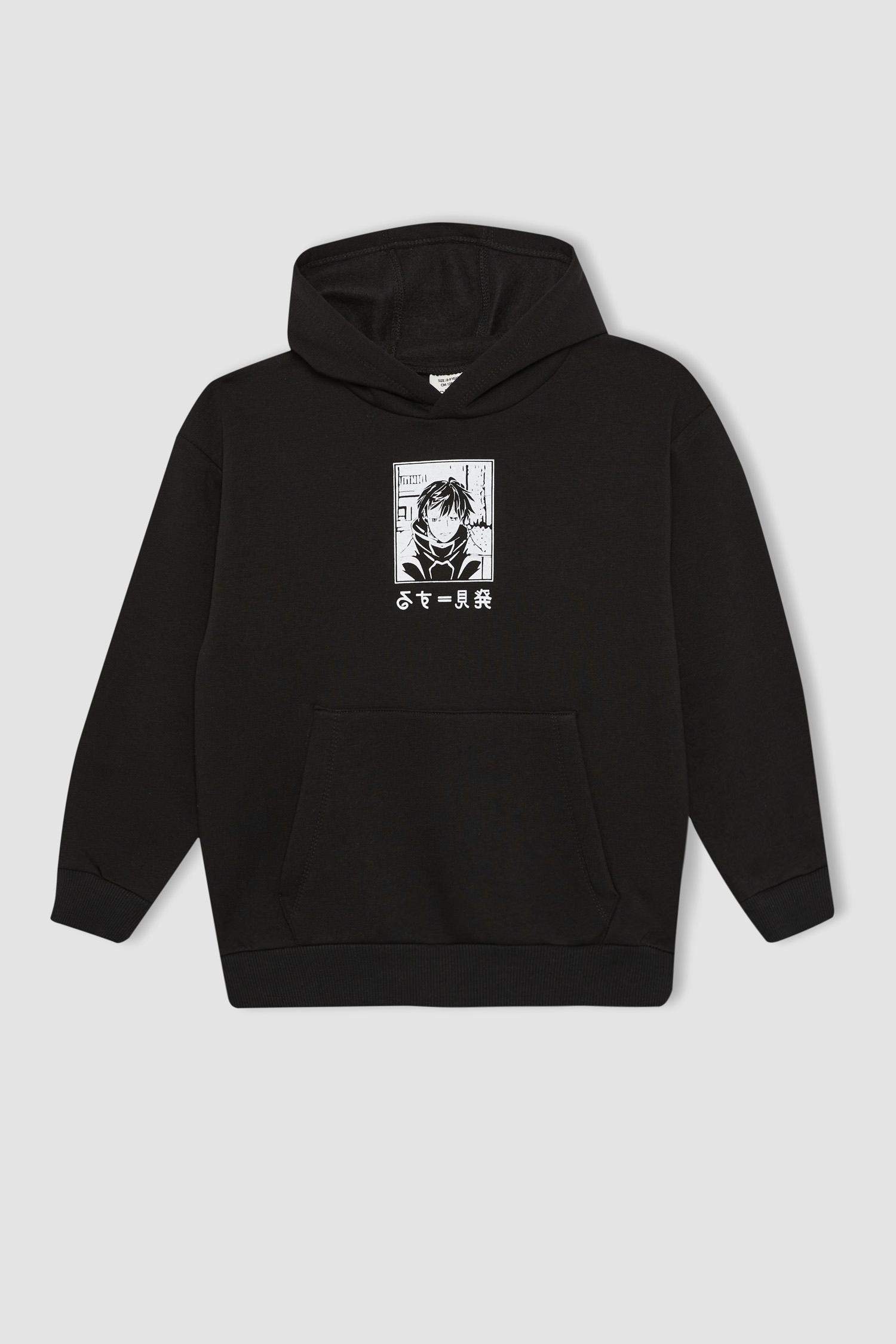 سويت شيرت اولادي اوفر سايز تقيل بجيب