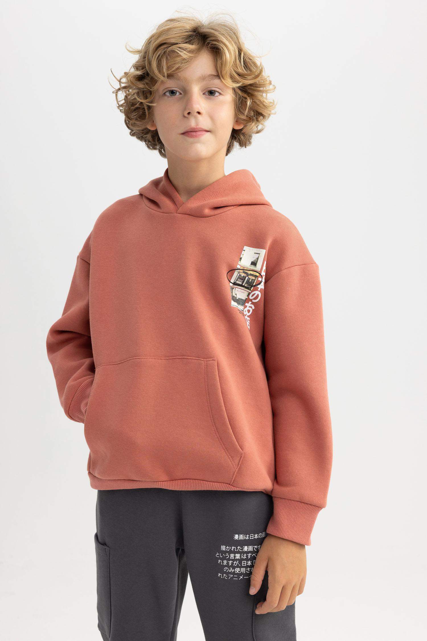 Oversize Fit Hooded Sweatshirt
