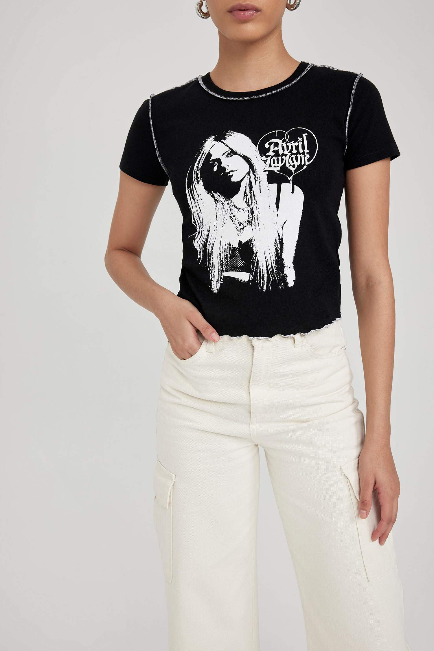 تي شيرت سليم فيت مطبوع من AC/DC