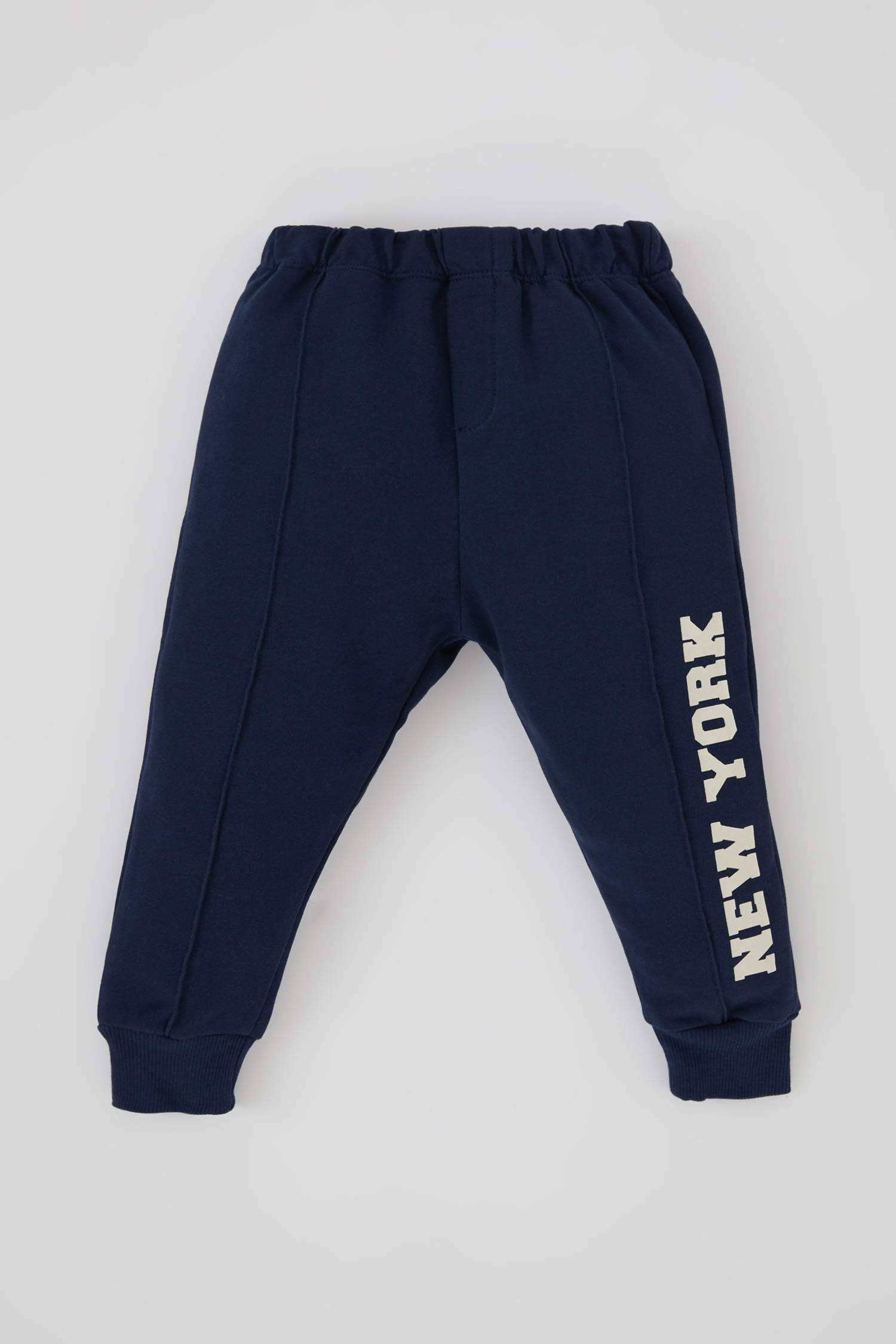Navy Baby Boy 2 Piece Regular Fit Crew Neck Printed Knitted Set 2843488 2-piece-poplin-popover-shirt-set-for-baby-old-navy-baby-boy