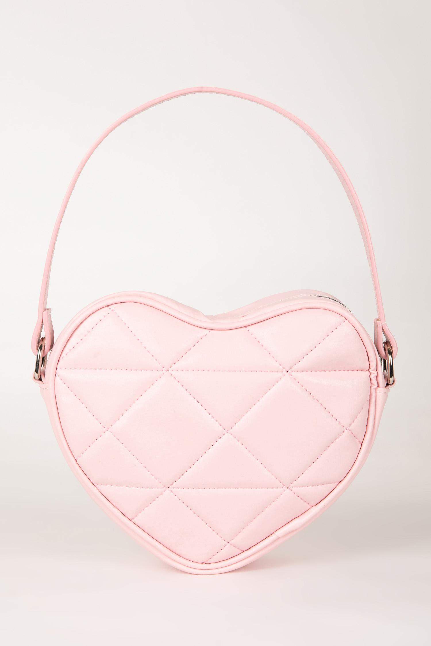 Sac à Main en Simili Cuir avec Motif Coeur pour Femme