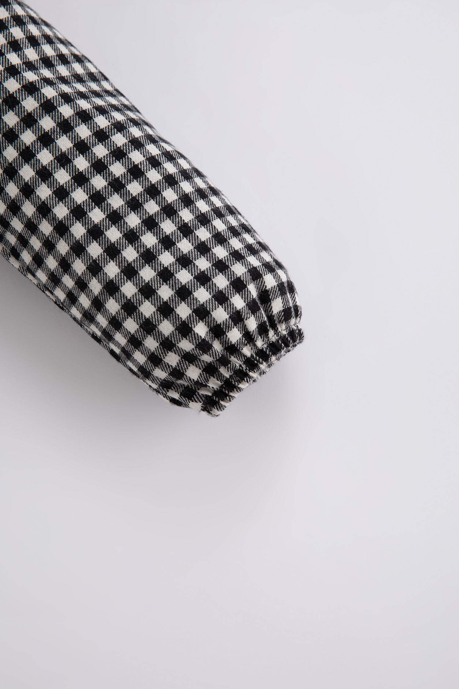 Сорочка з довгим рукавом стандартного крою у клітку з фланелі для малюків дівчаток