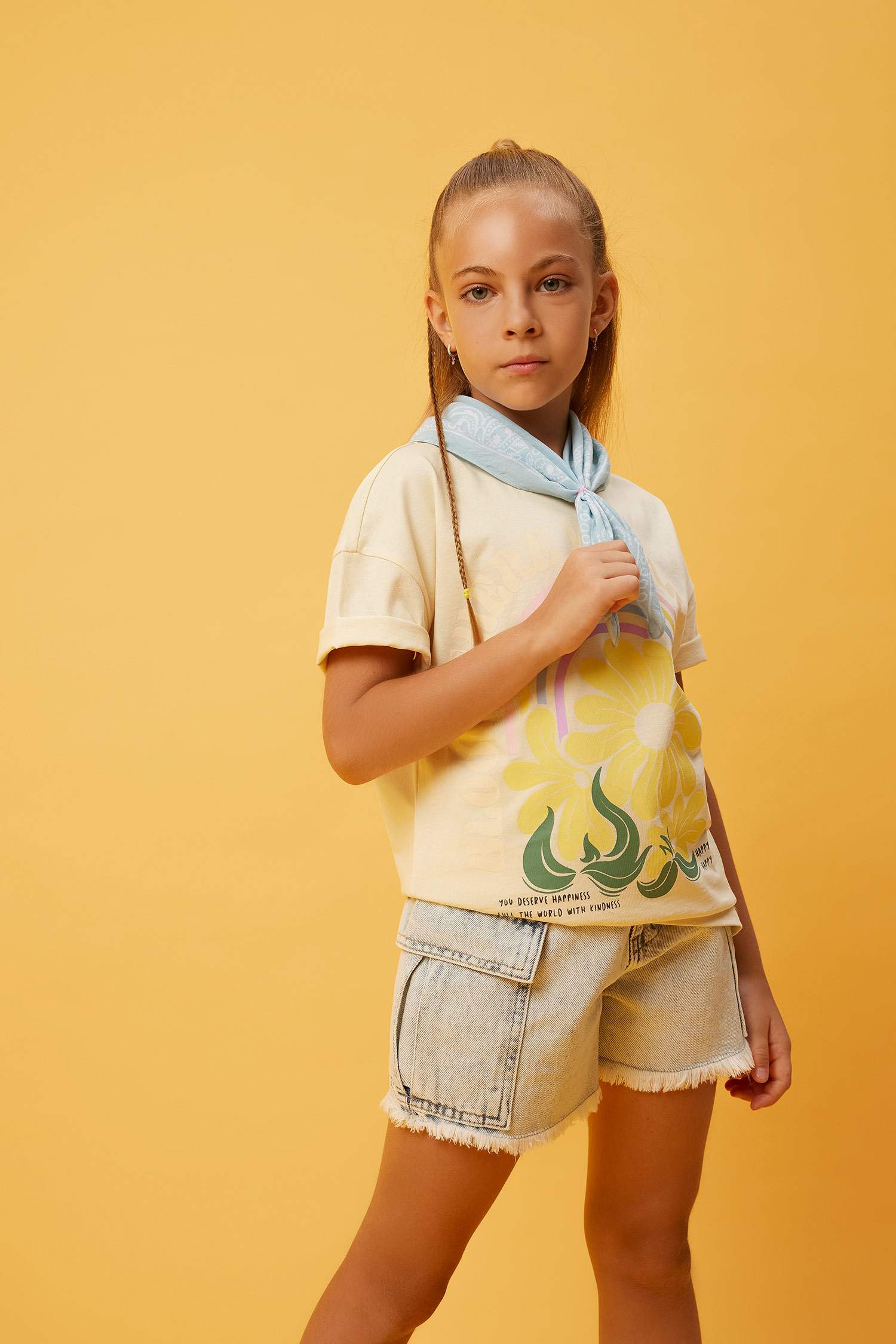 Girl Cargo Fit Shorts