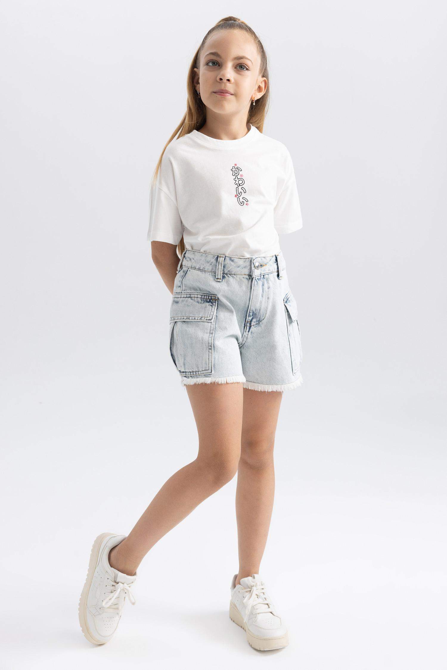 Girl Cargo Fit Shorts