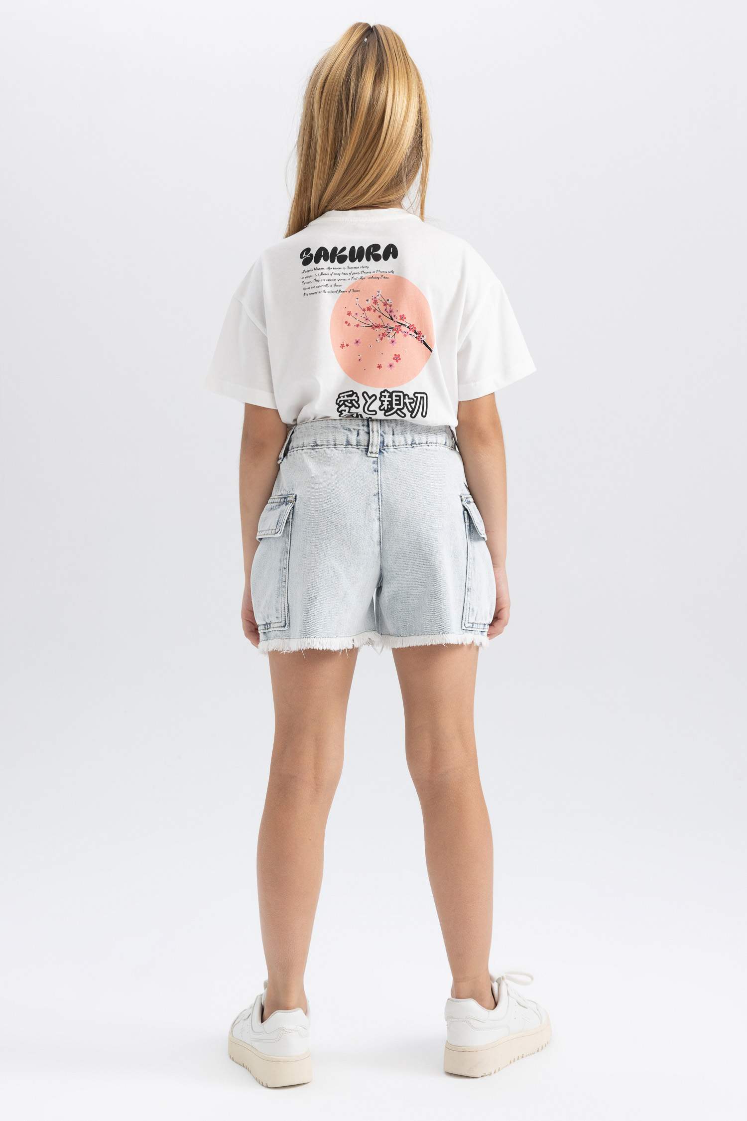 Girl Cargo Fit Shorts