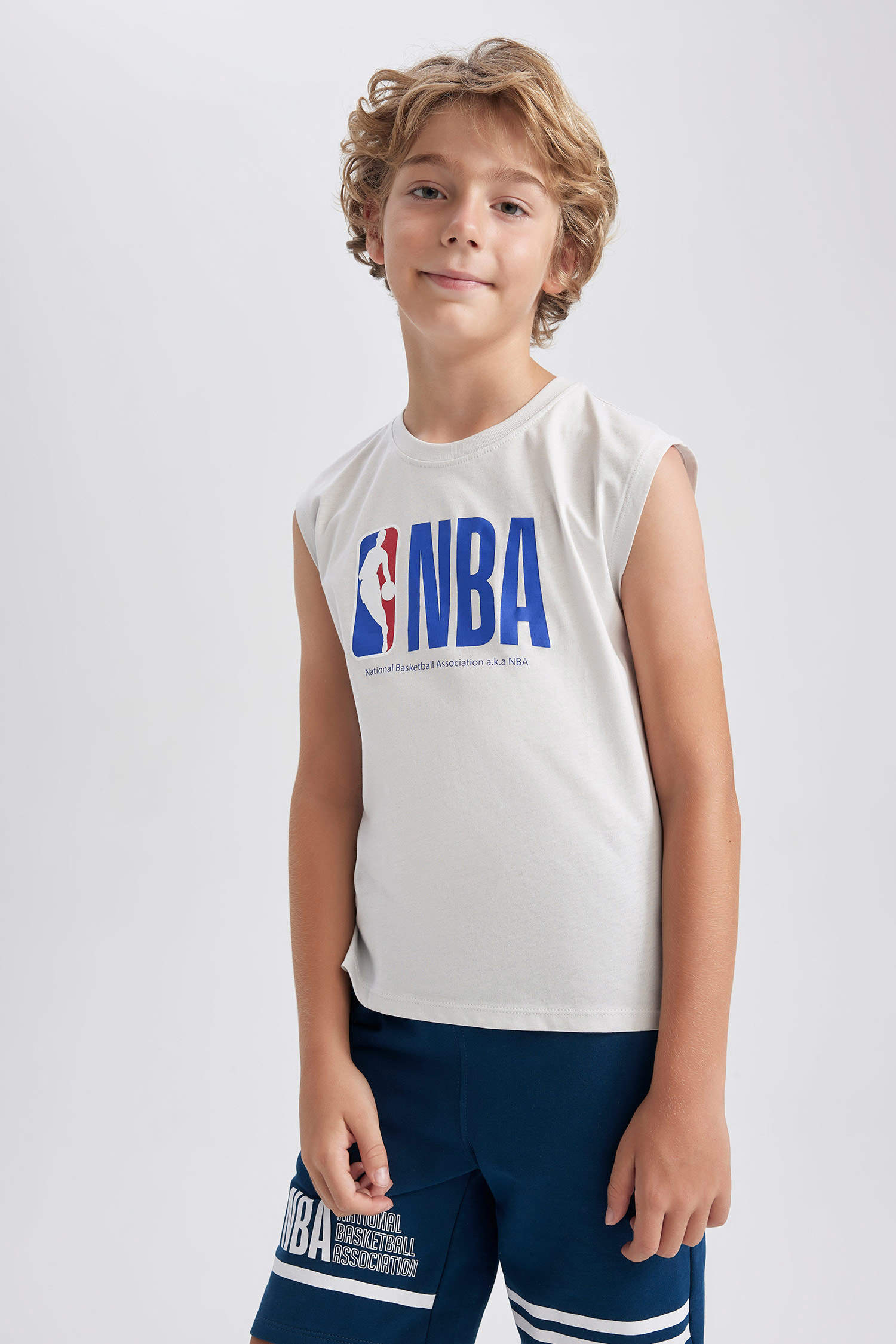 Grey BOYS & TEENS Boy Regular Fit NBA Licensed Undershirt 2890979