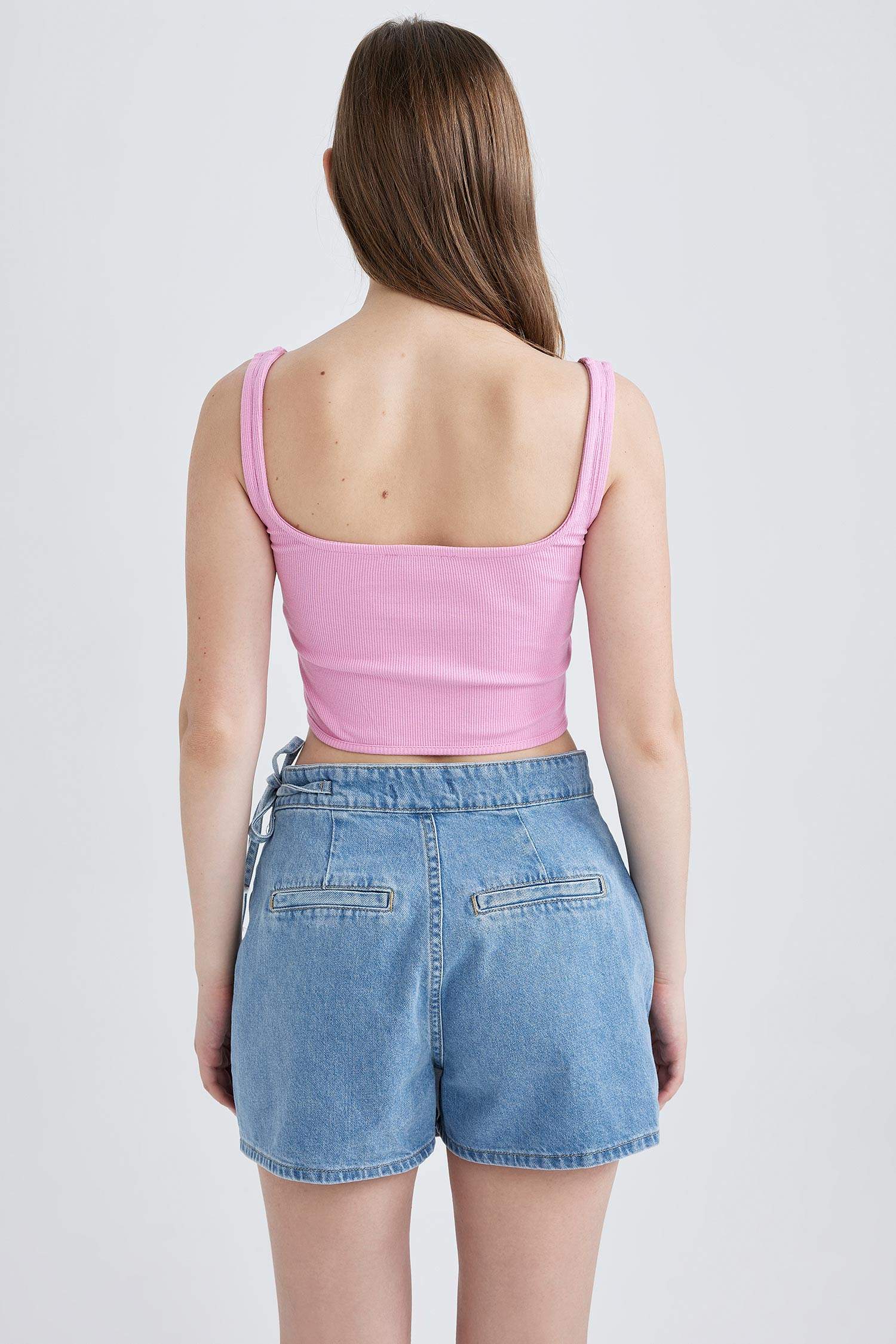 Coool Fitted Korse Görünümlü Fitilli Kaşkorse Atlet