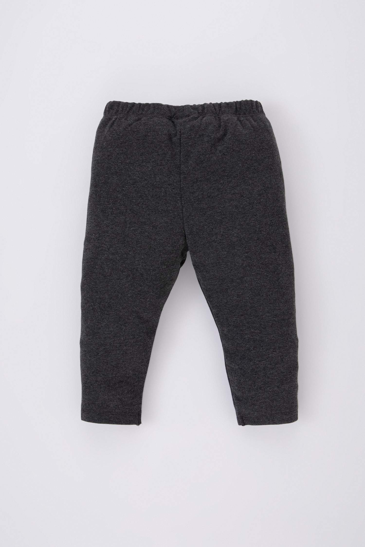 Anthracite BABY BOY Regular Fit Elastic Band Pants 2928137 DeFacto