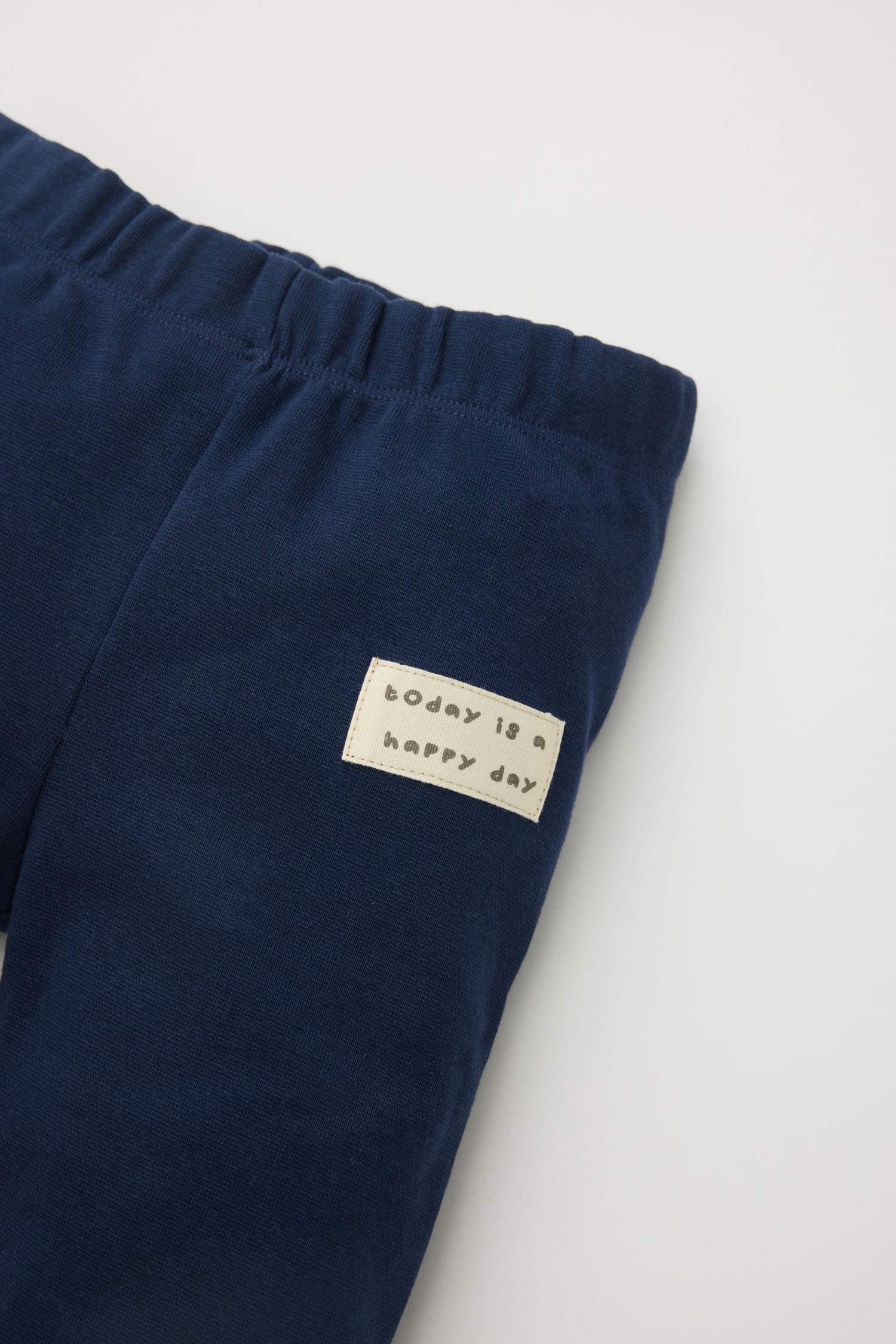 Baby Boy Labeled Ribbed Sweatpants