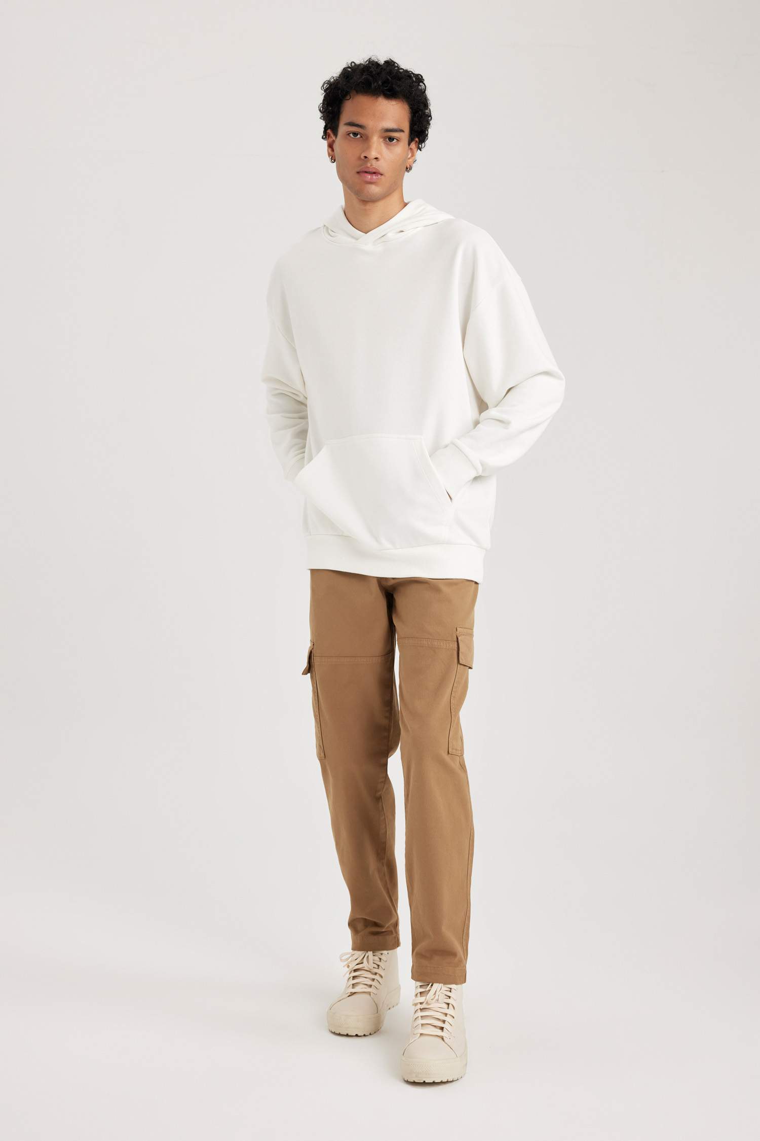 بنطلون كارجو قصة مريحة بجيب