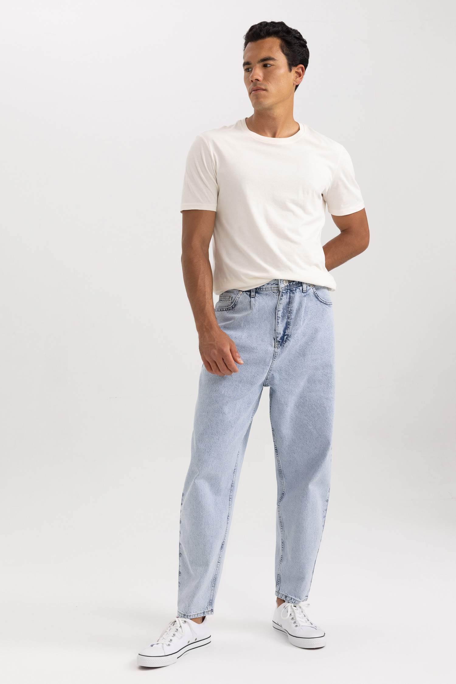 Blue MAN Balloon Fit Jean Pants 2833216 | DeFacto