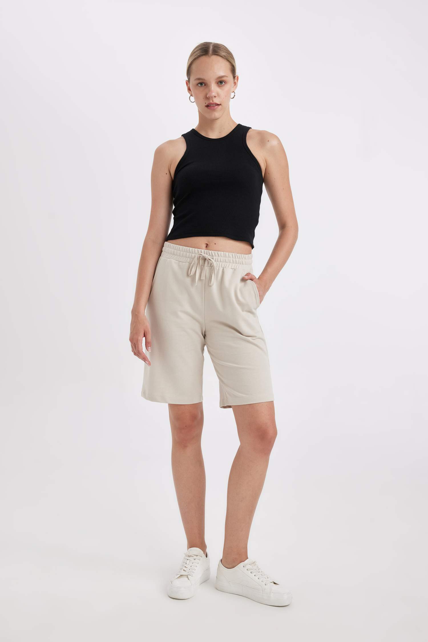 Regular Fit Ribbed Tank Top