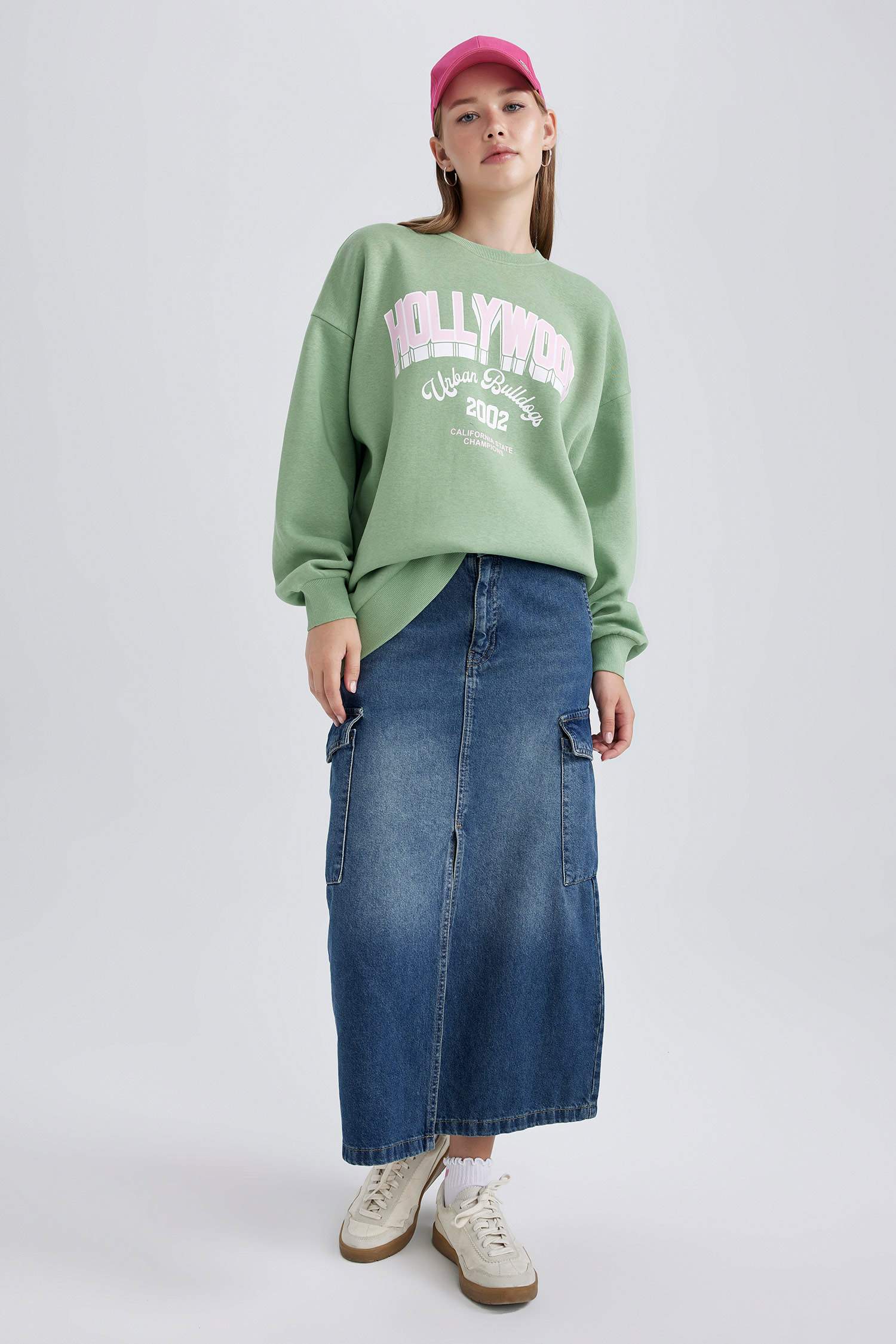 Свитшот оверсайз из плотной ткани, Coool