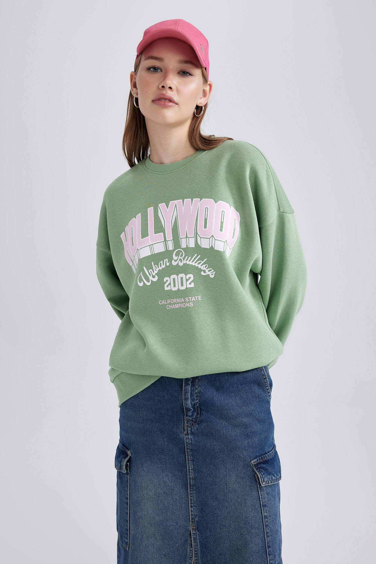 Свитшот оверсайз из плотной ткани, Coool