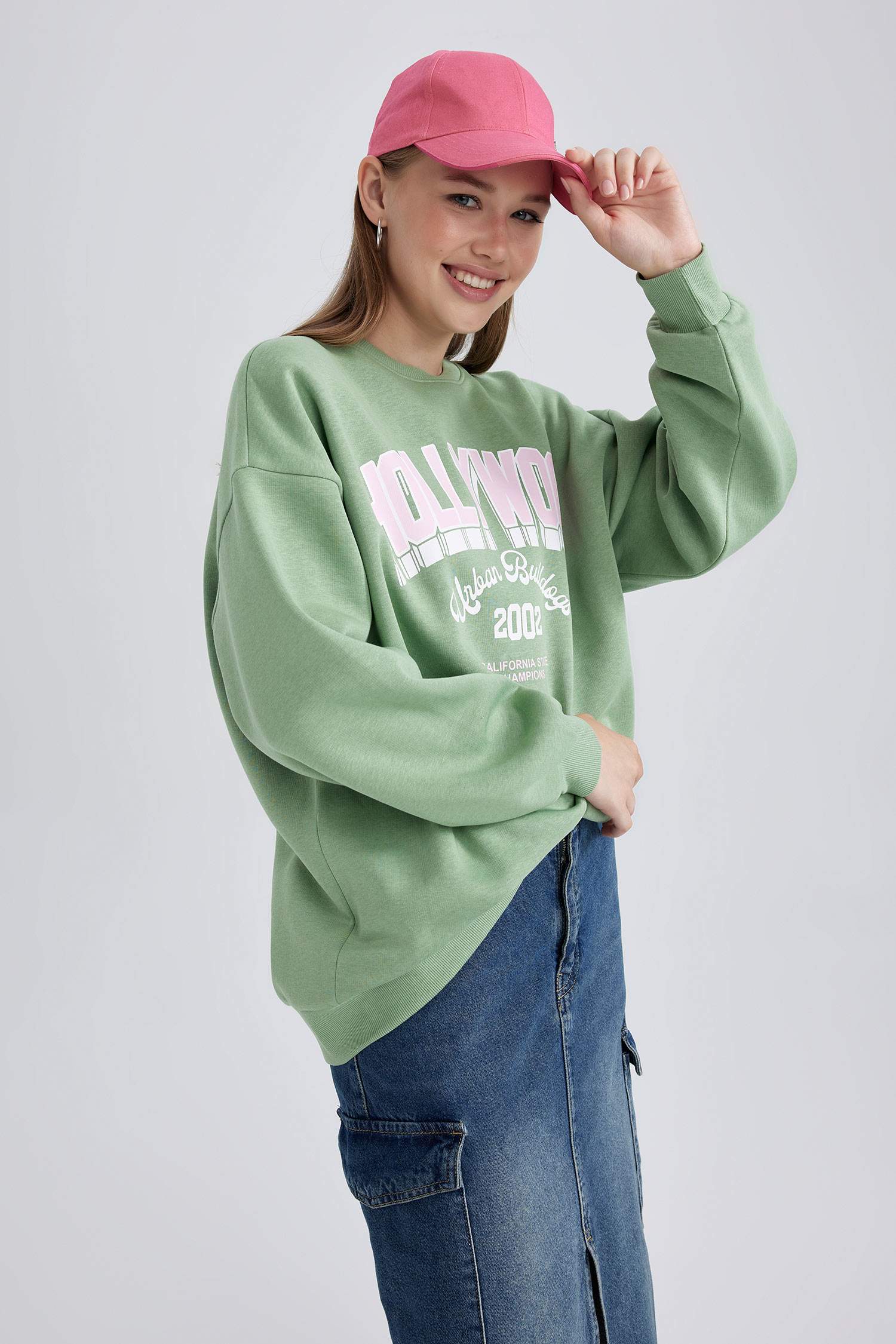 Свитшот оверсайз из плотной ткани, Coool