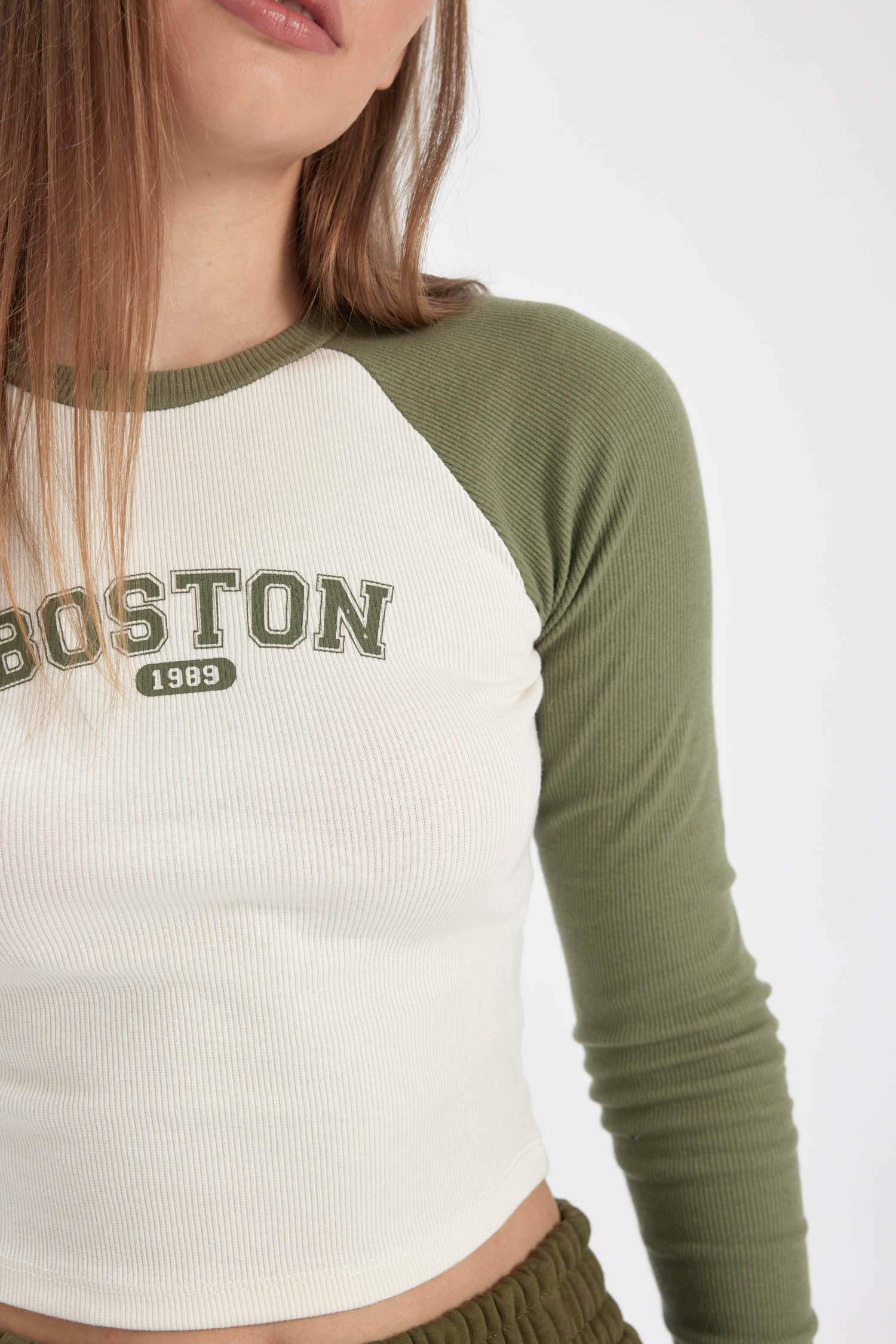 Coool тоқылған Ұзын жеңді футболка