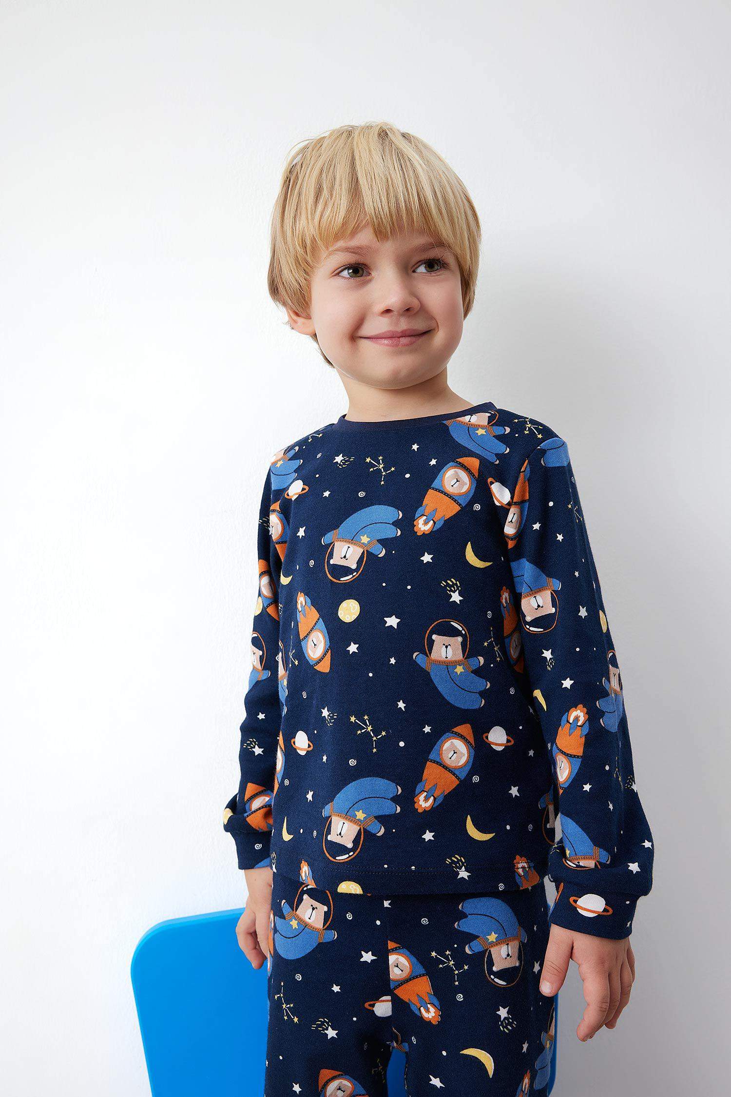 Baby Boy Space Printed 2 Piece Pajama Set
