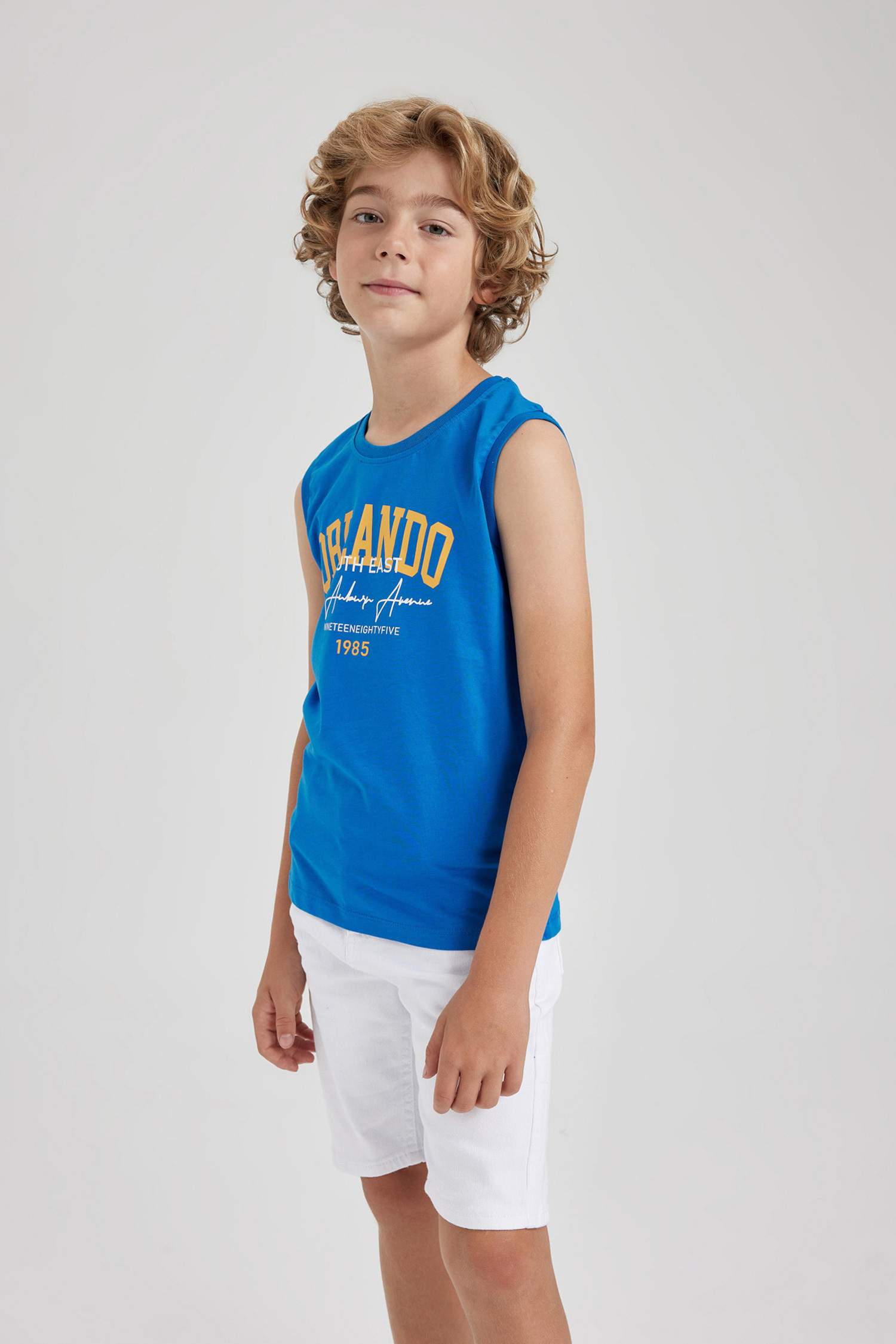 Blue BOYS & TEENS Boy Regular Fit Undershirt 2849121 | DeFacto