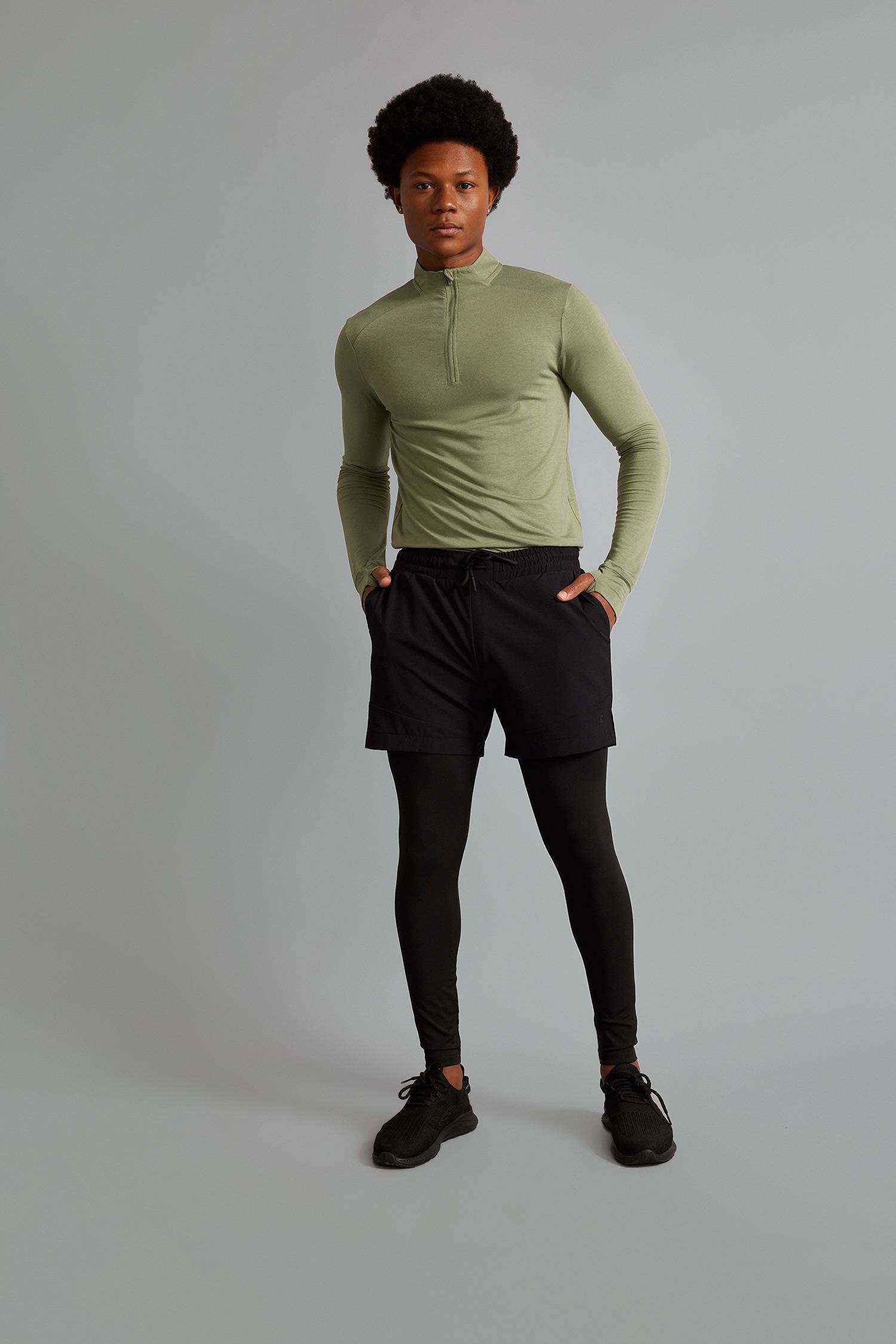 Slim Fit Sports Woven Shorts