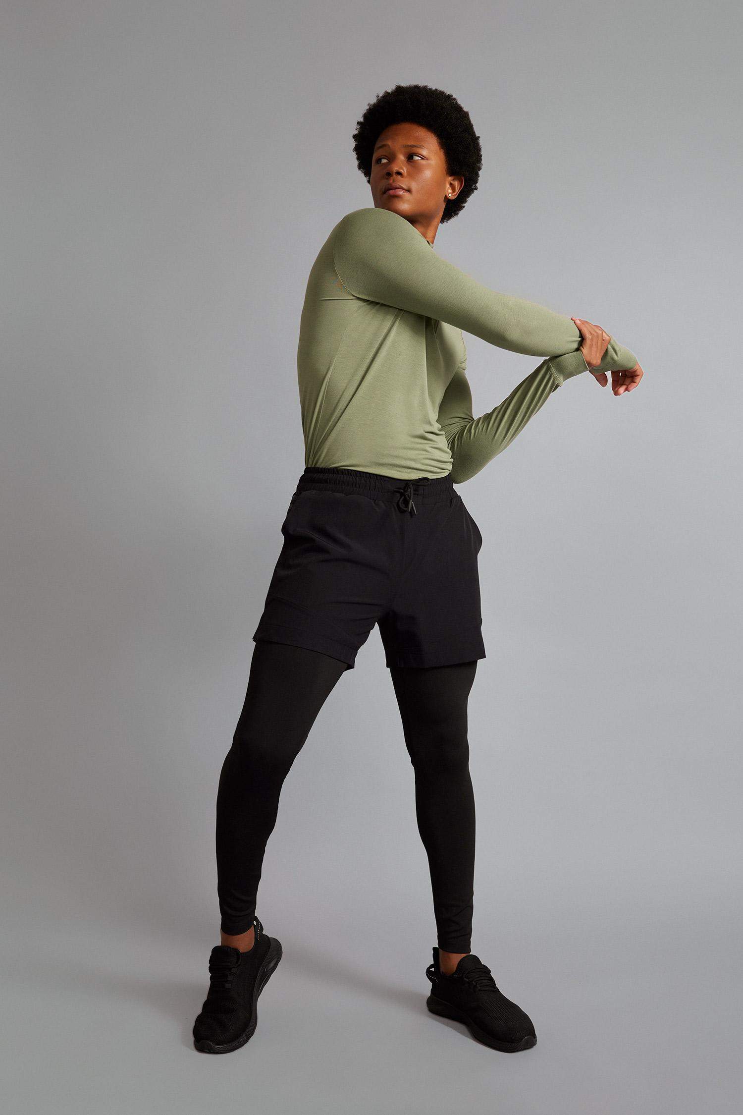 Slim Fit Sports Woven Shorts