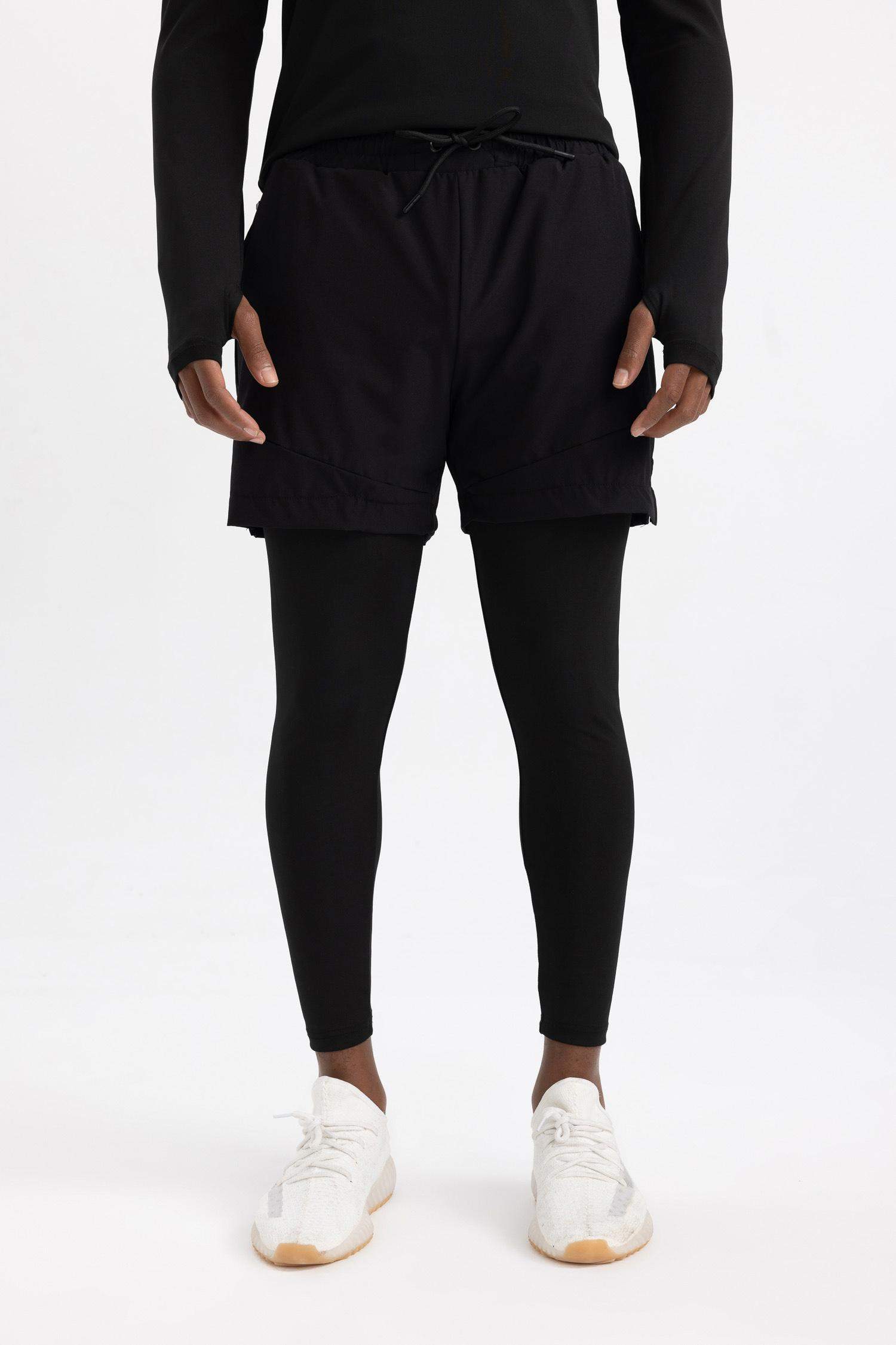 Slim Fit Sports Woven Shorts