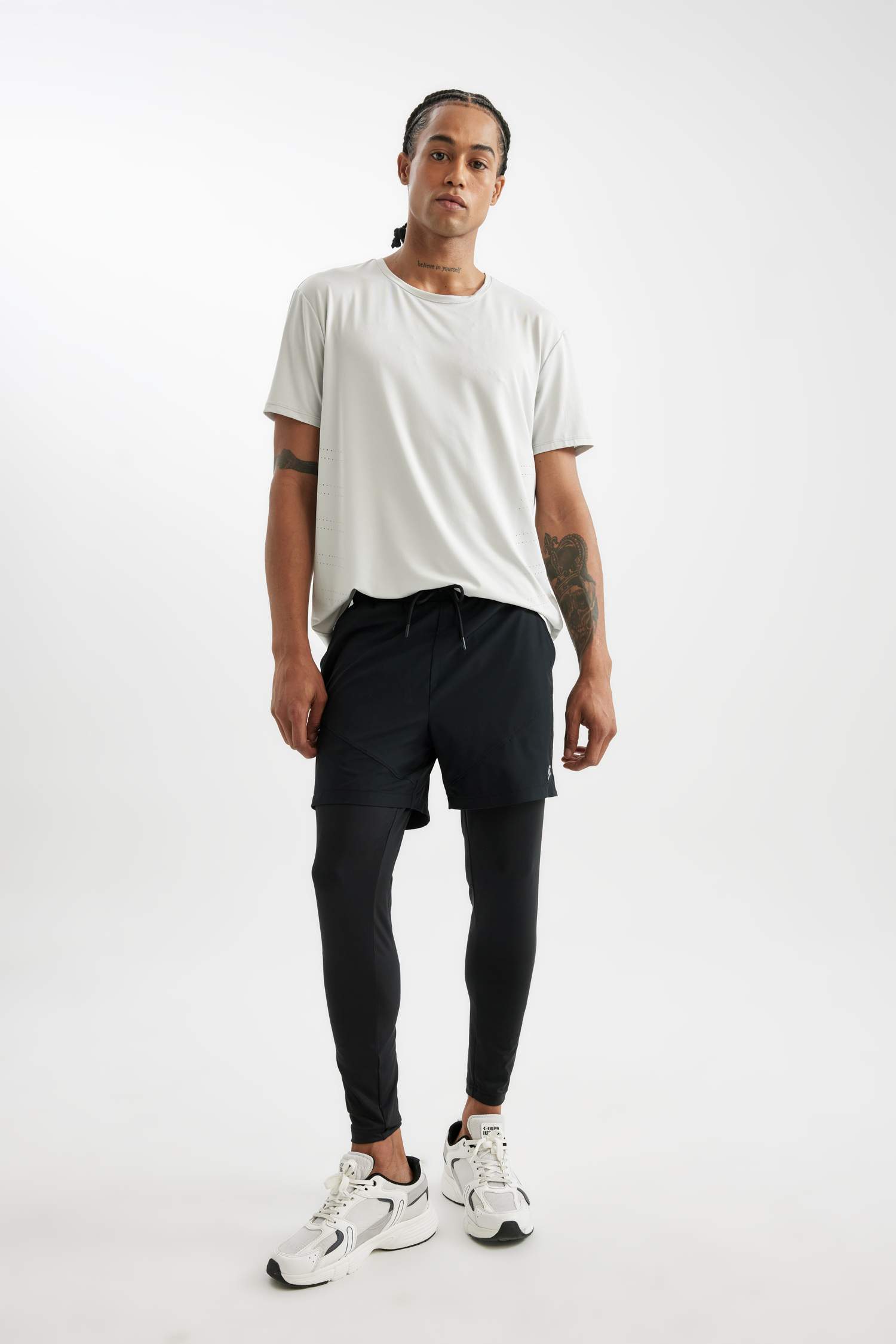 Slim Fit Woven Shorts