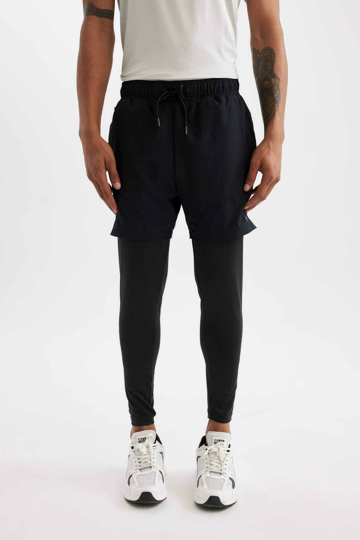 Slim Fit Woven Shorts