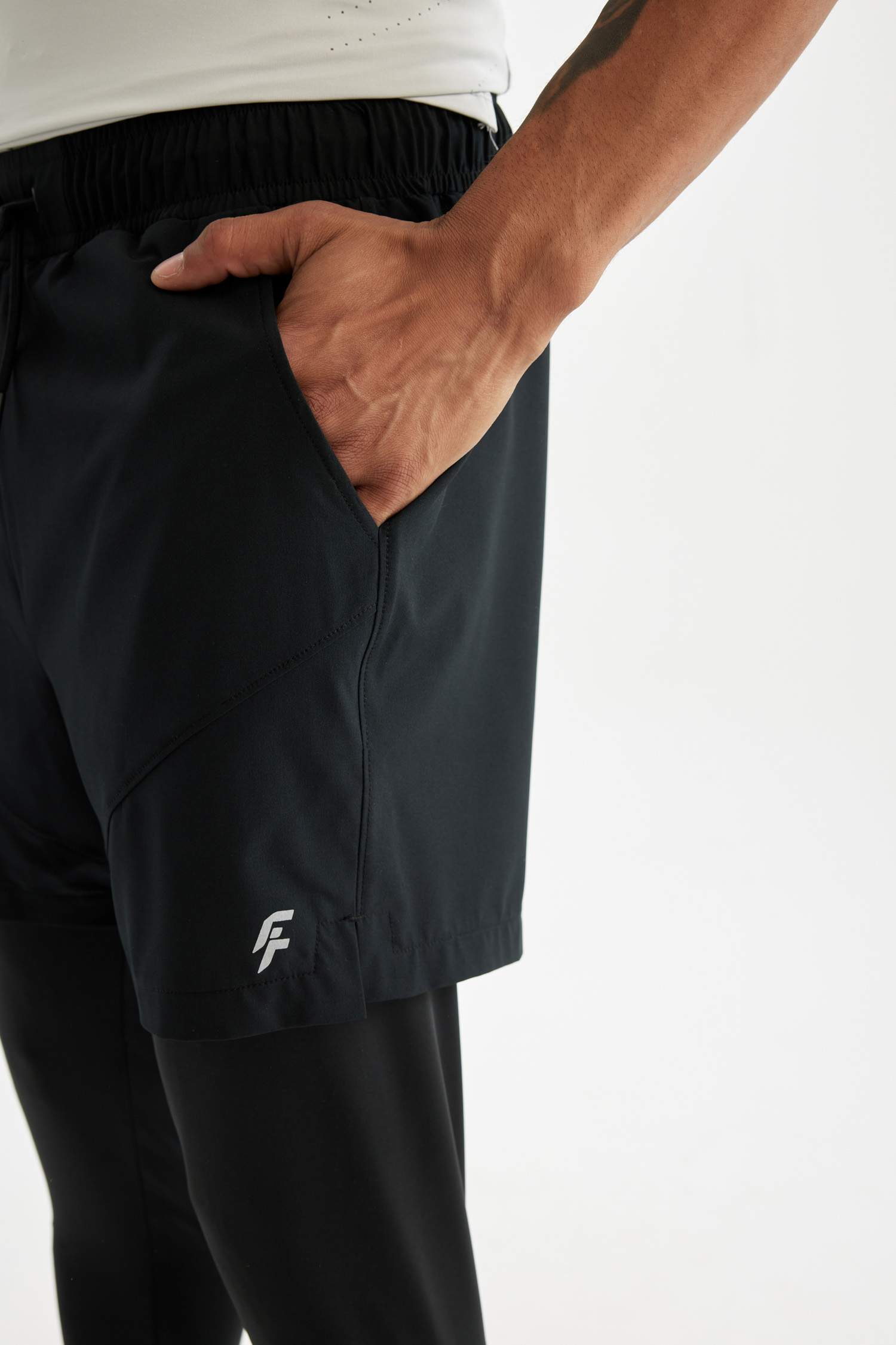 Slim Fit Woven Shorts