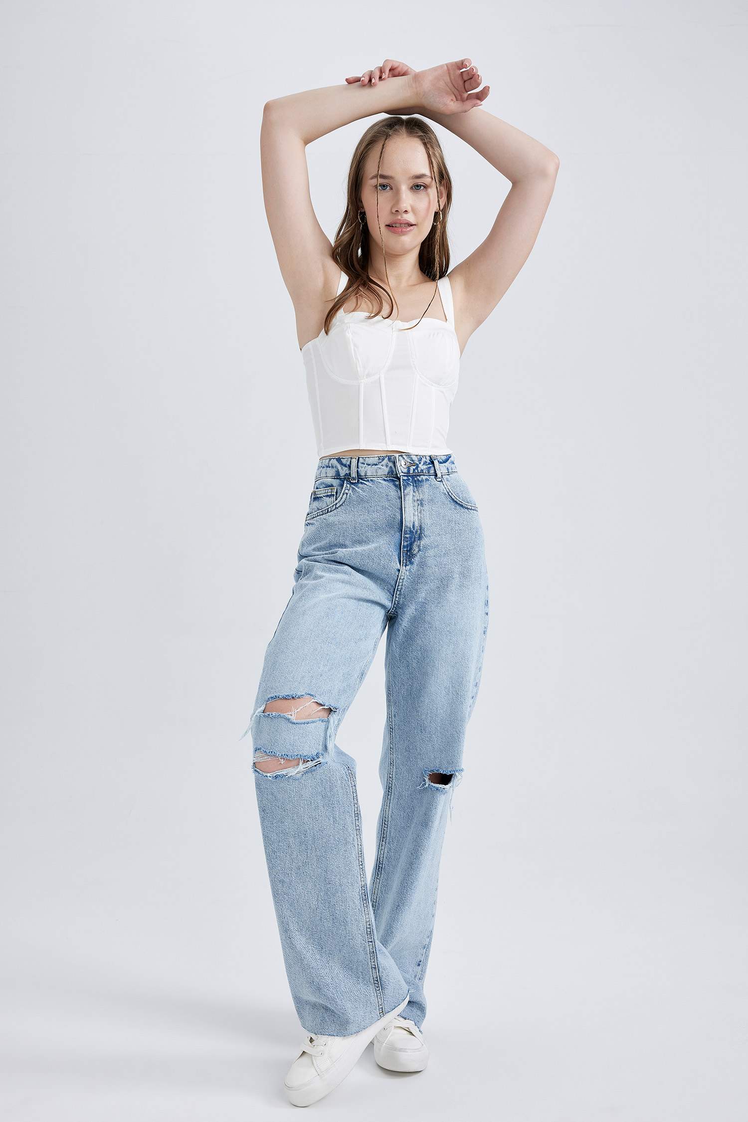 Chemisier Coton Sans Manches