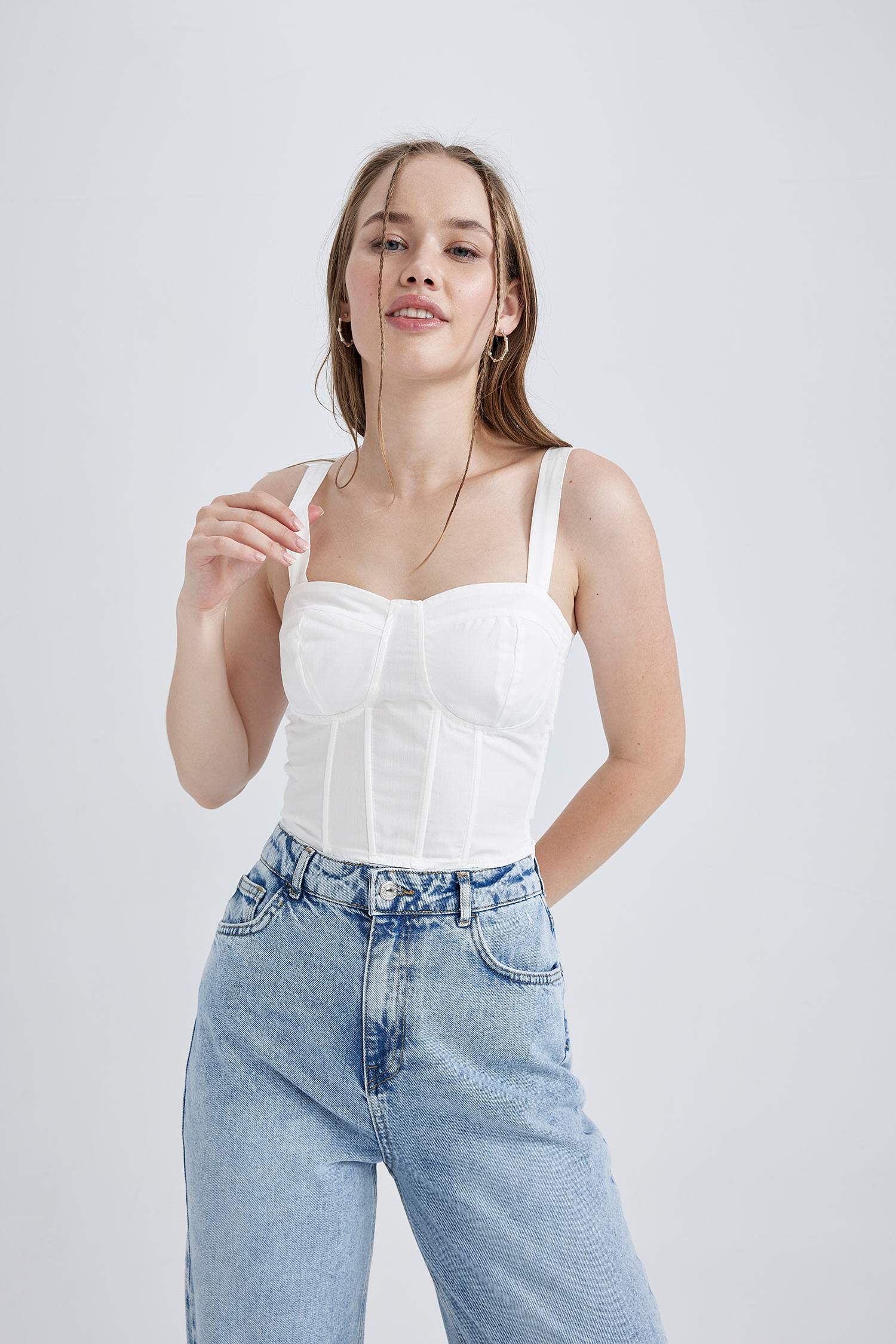 Chemisier Coton Sans Manches