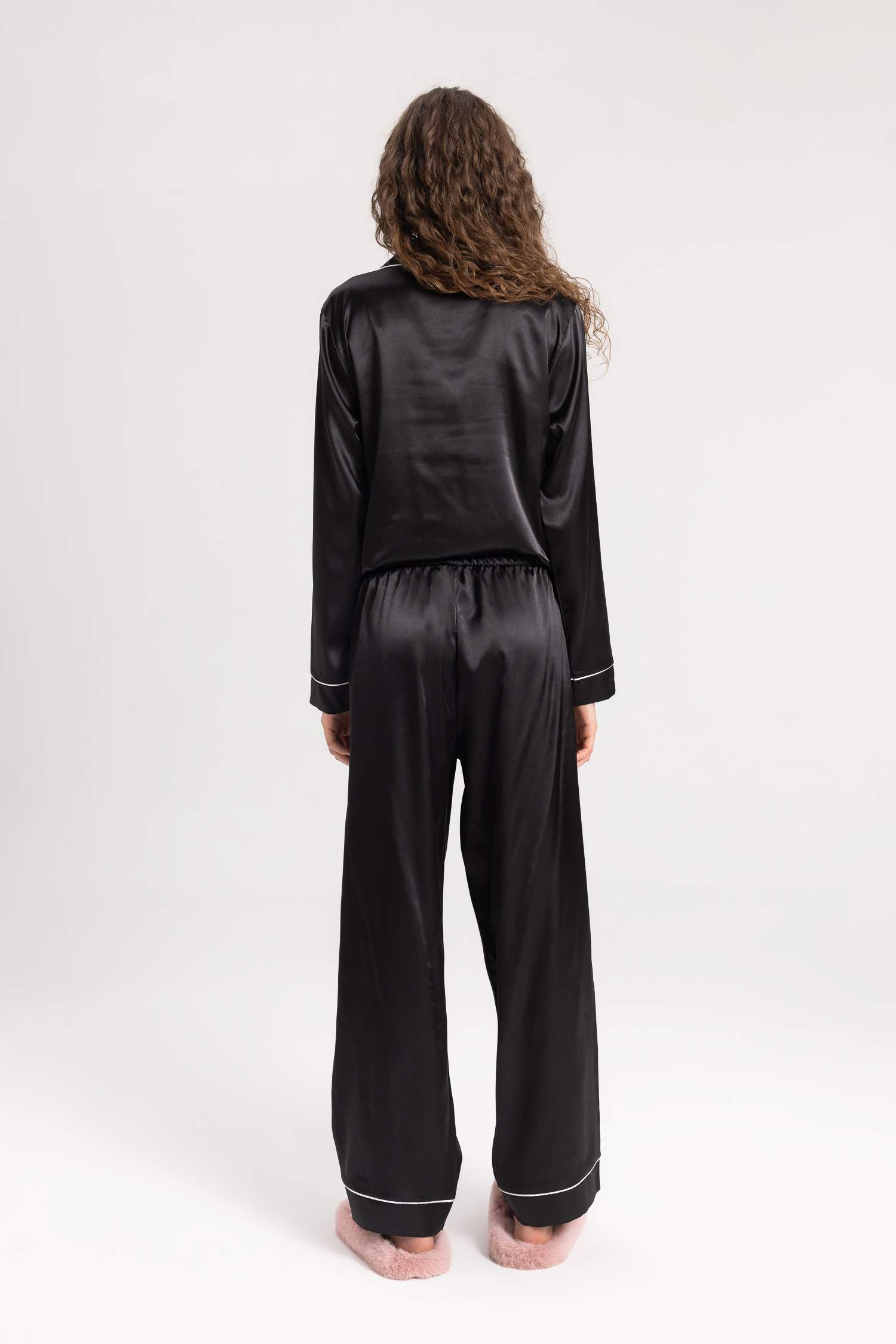 Fall in Love Regular Fit Long Satin Bottom